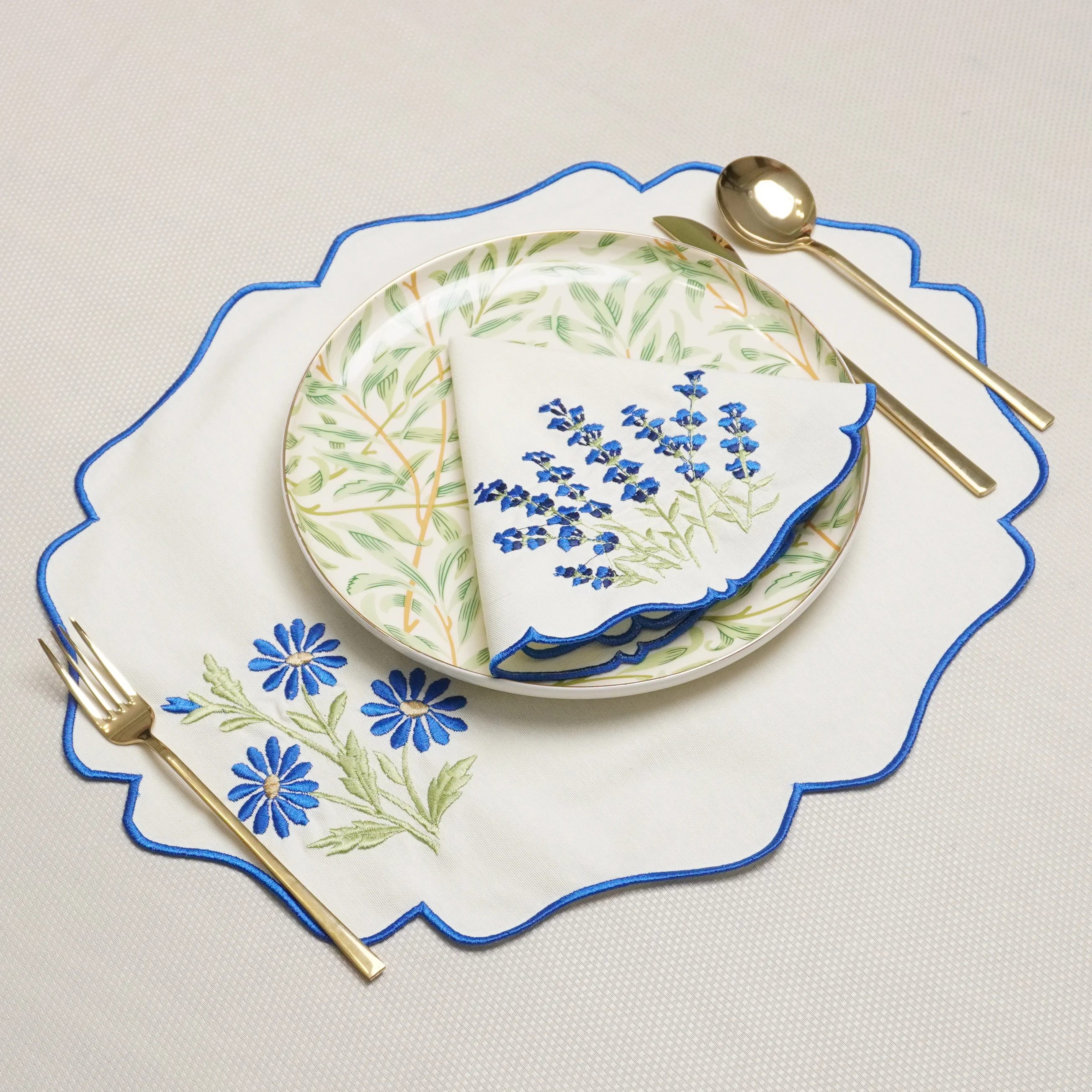 Krem İris Amerikan Servis 2 Adet