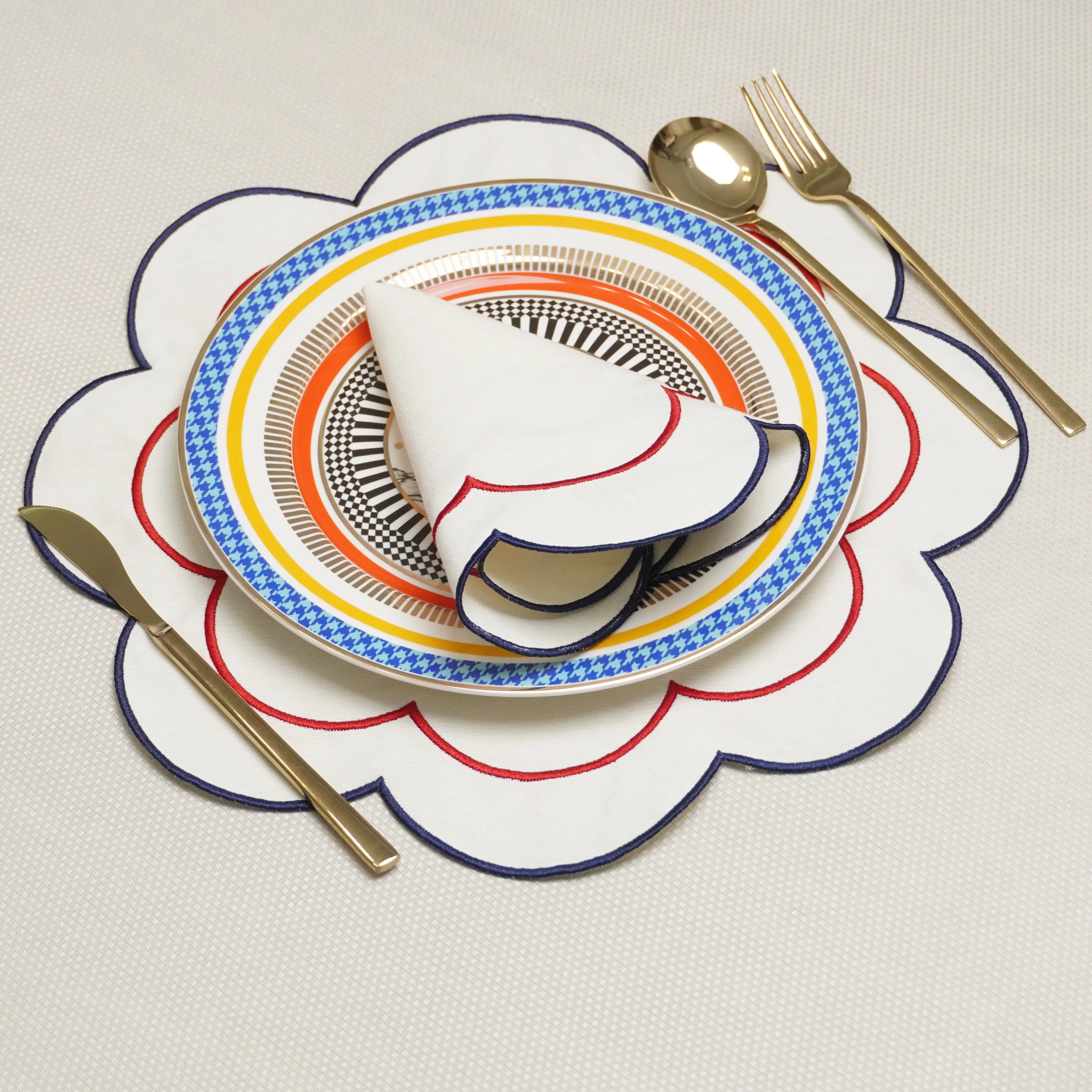 Bej Aria Amerikan Servis 2 Adet