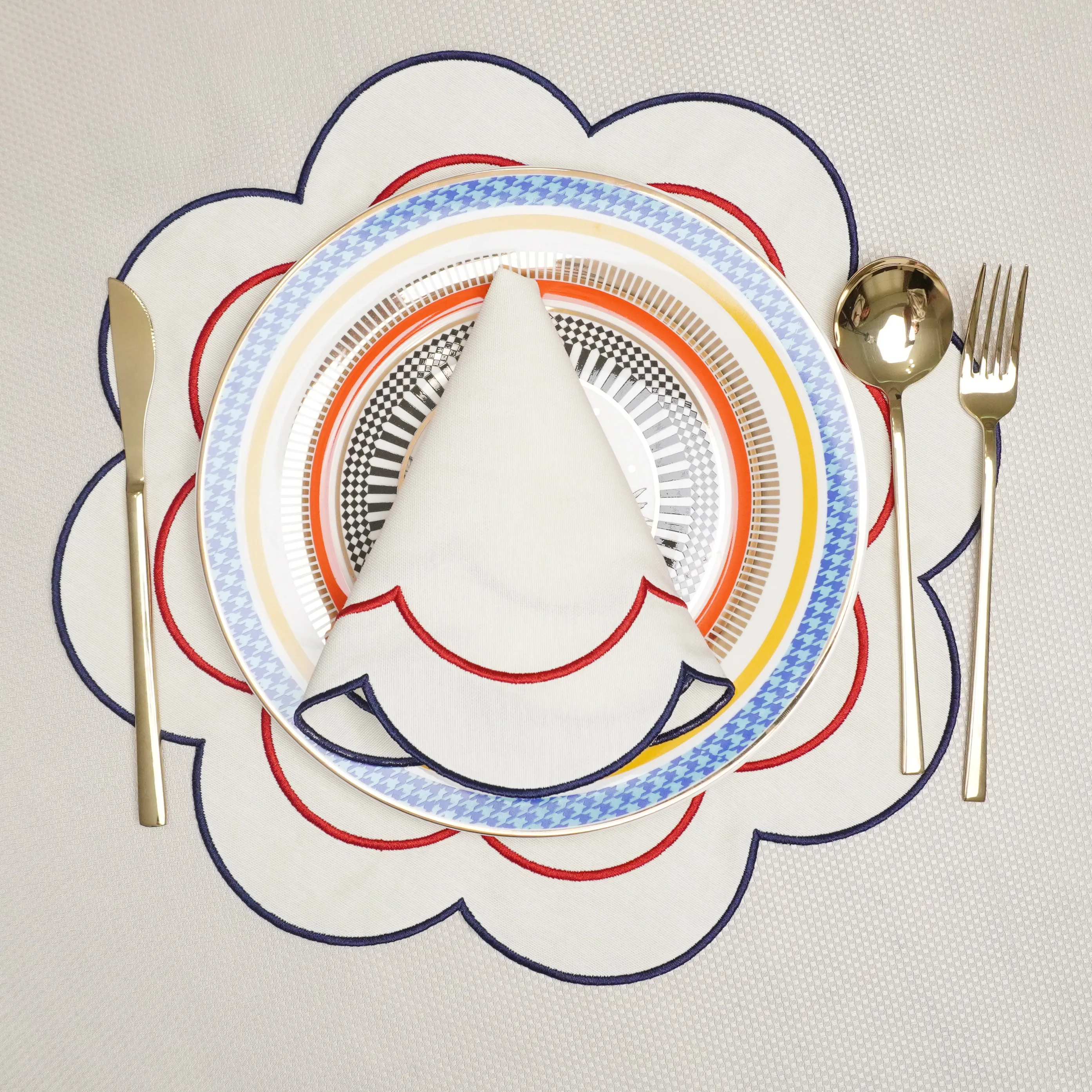 Bej Aria Amerikan Servis 2 Adet