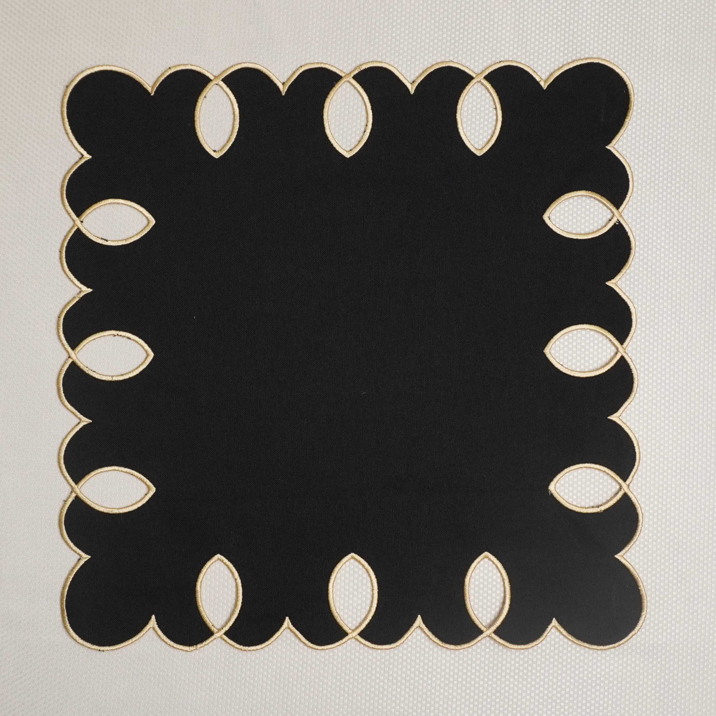 Siyah Gold Noelle Yemek Peçetesi 2 Adet