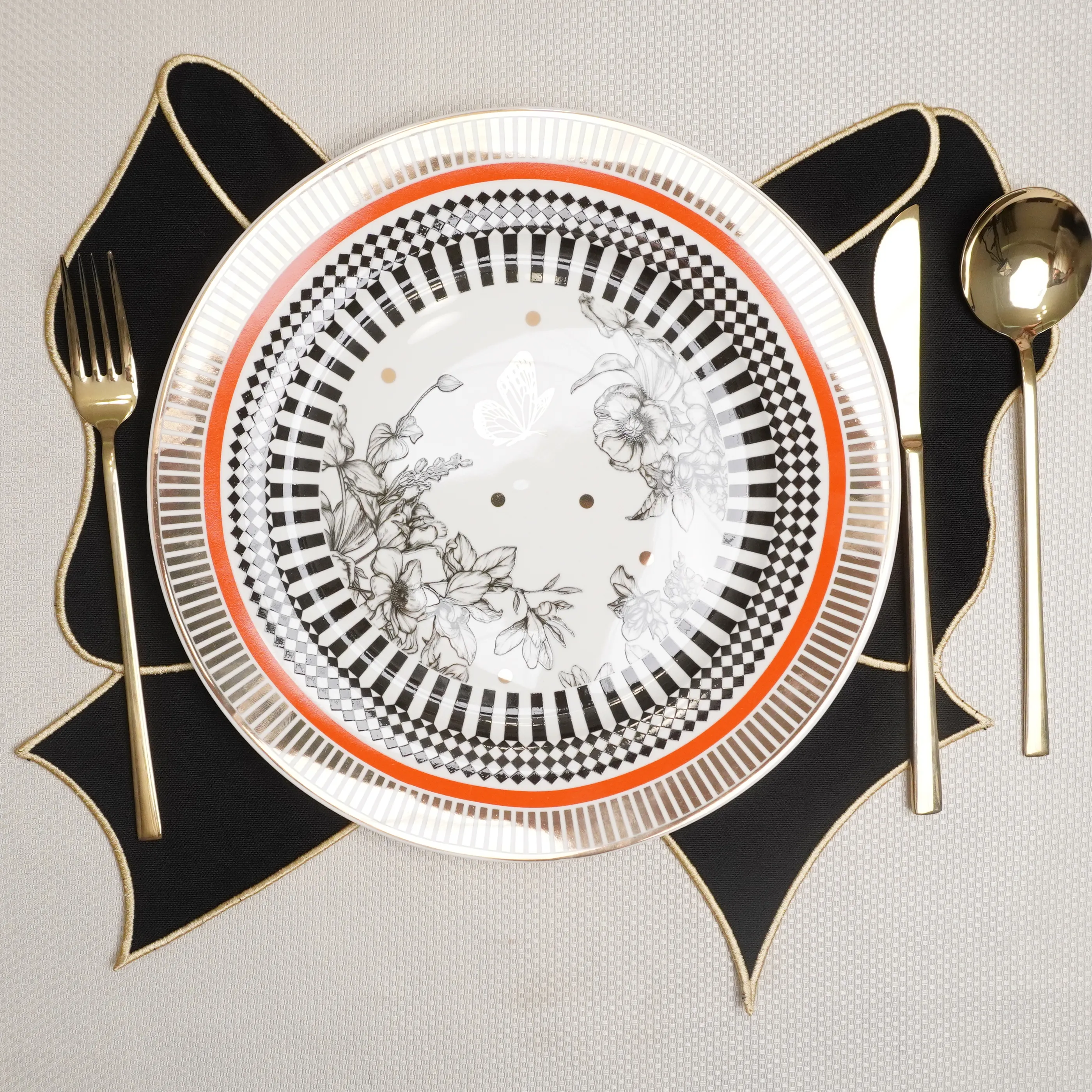 Siyah Fiyonk Amerikan Servis 2 Adet