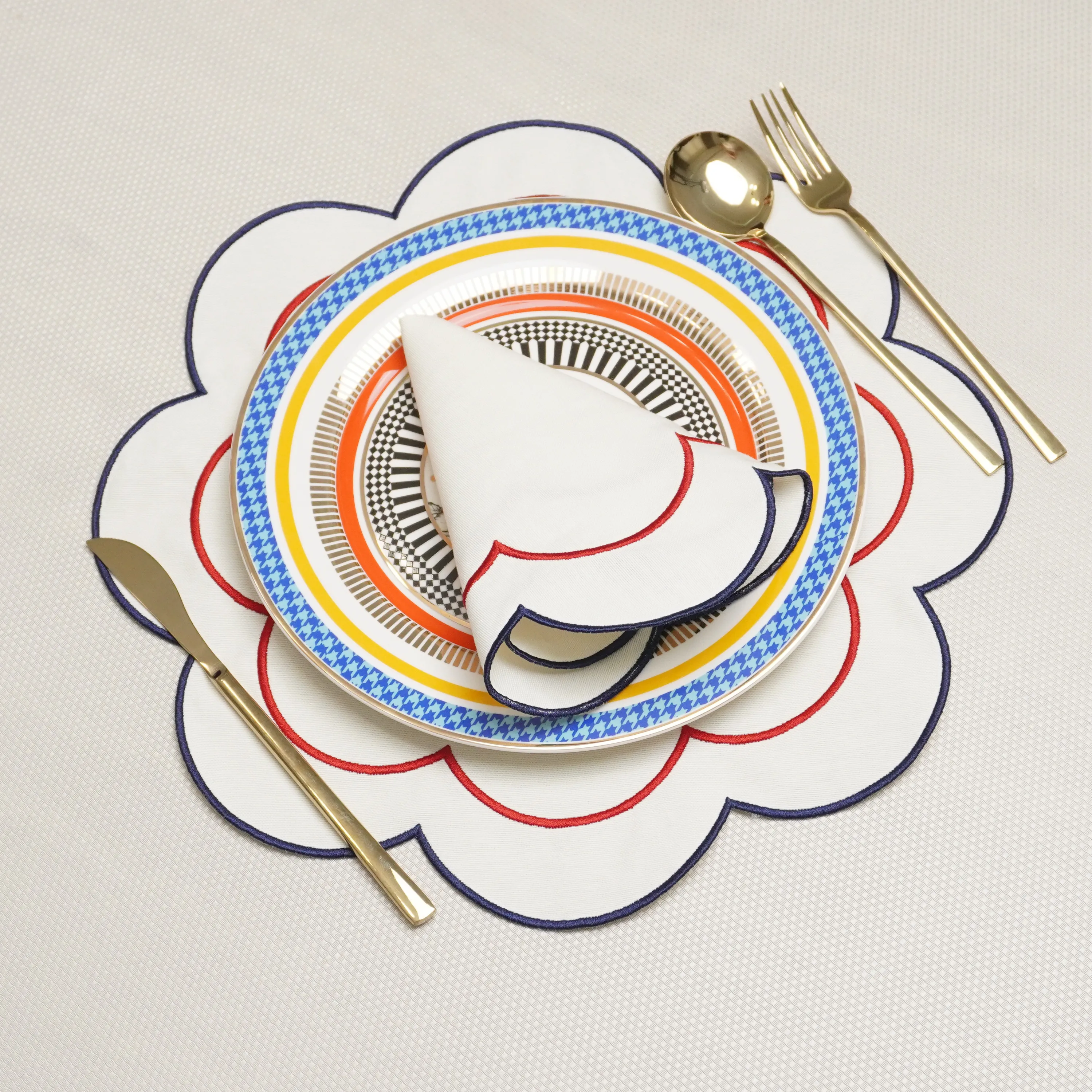 Bej Aria Amerikan Servis 2 Adet