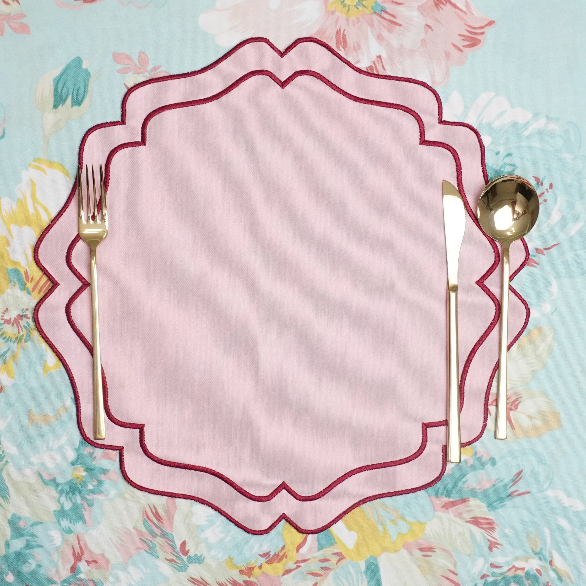 Pembe Amélie Amerikan Servis 2 Adet