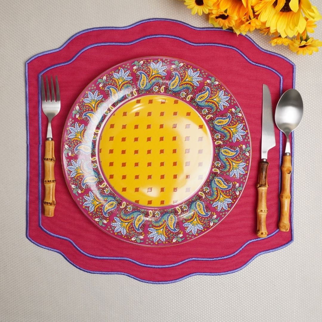 Bordo Liora Amerikan Servis 2 Adet