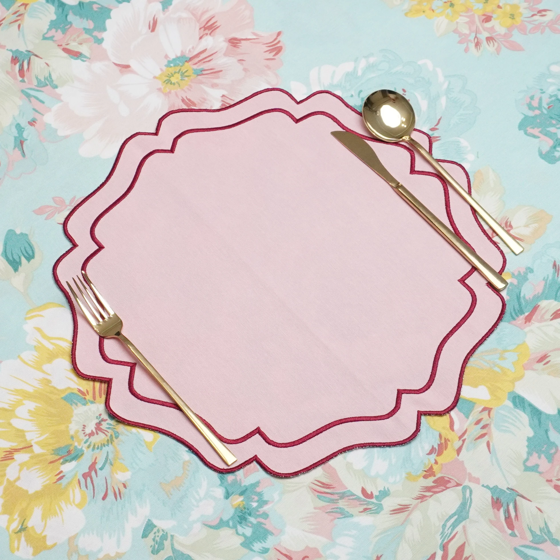 Pembe Amélie Amerikan Servis 2 Adet