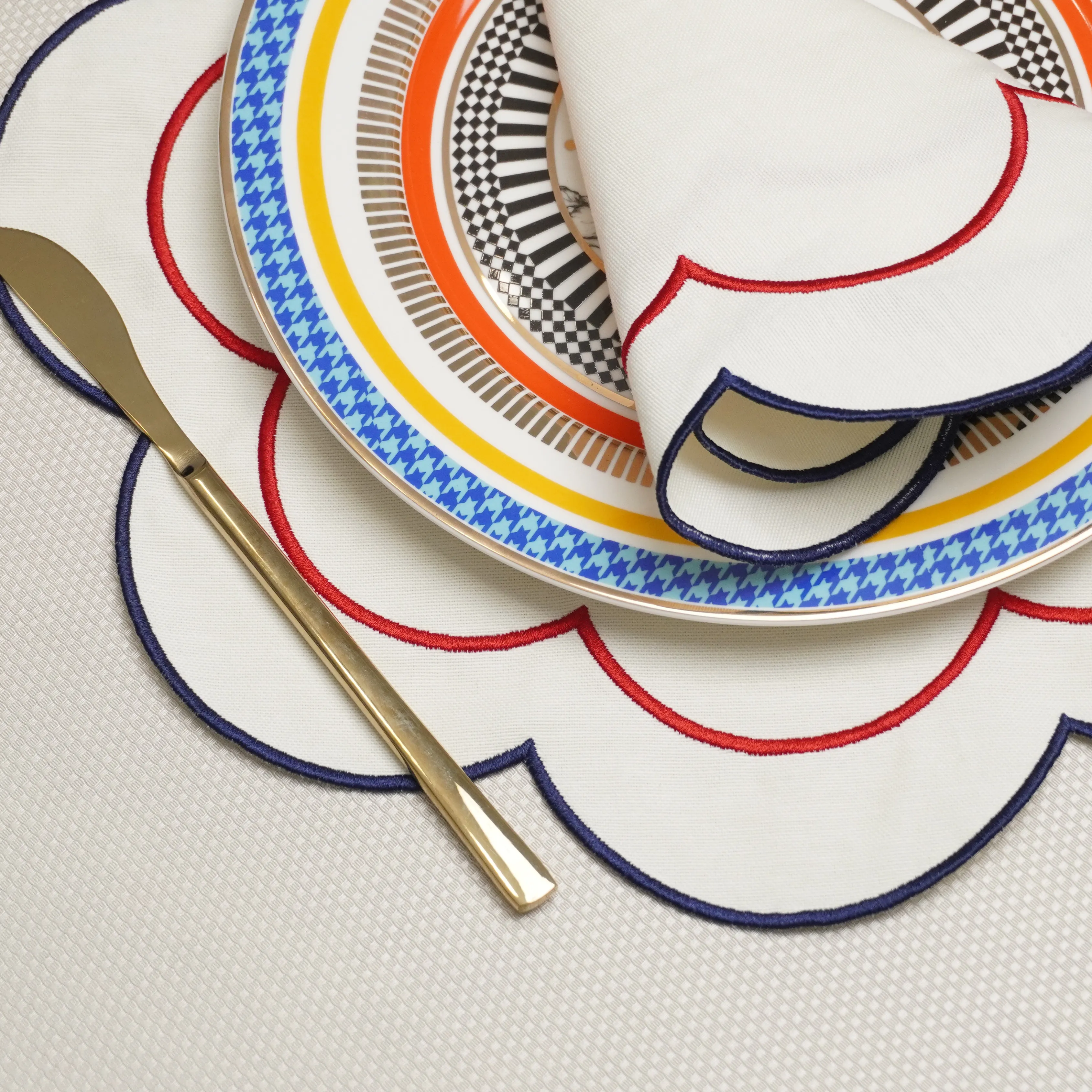 Bej Aria Amerikan Servis 2 Adet