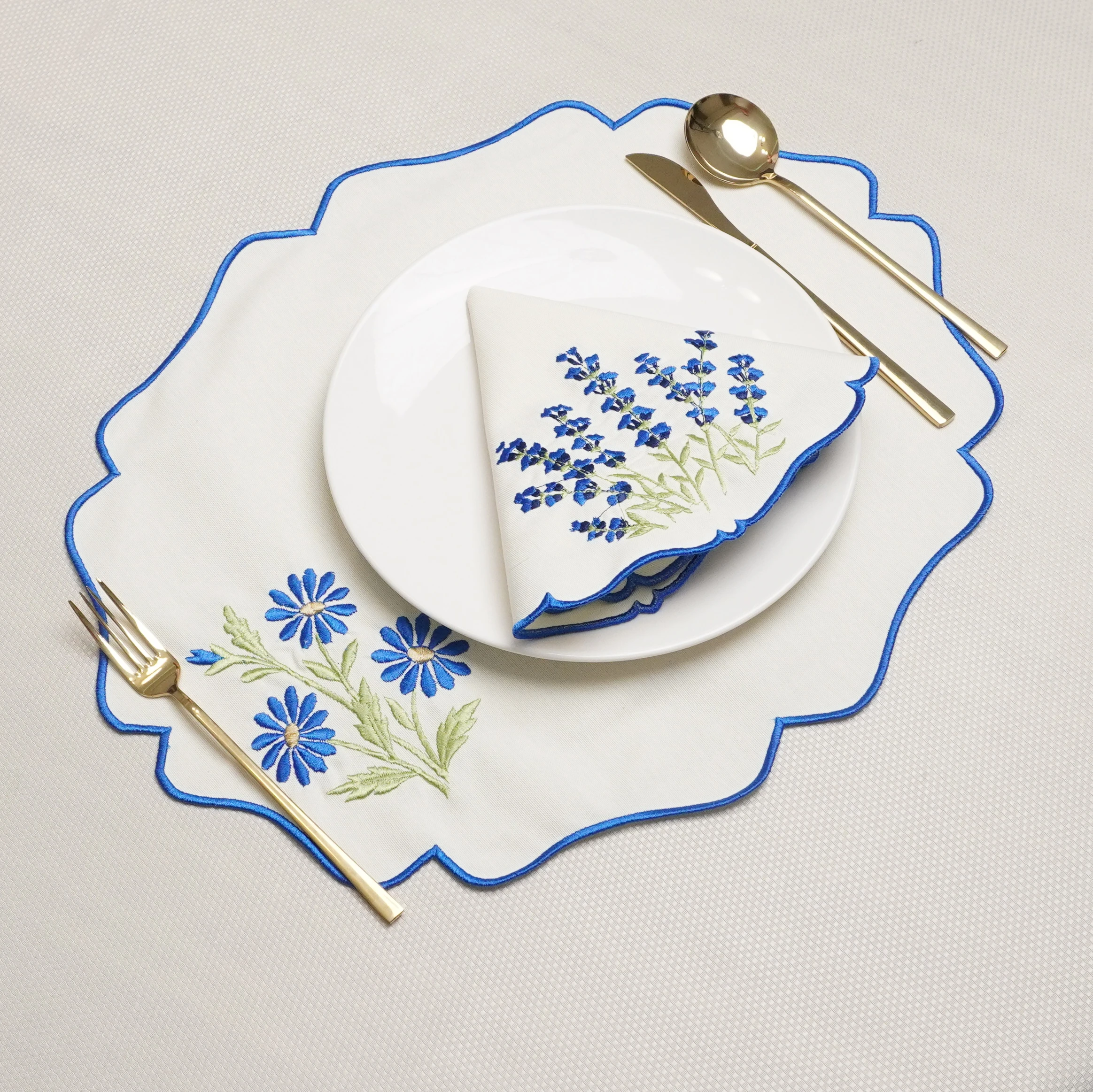 Krem İris Amerikan Servis 2 Adet