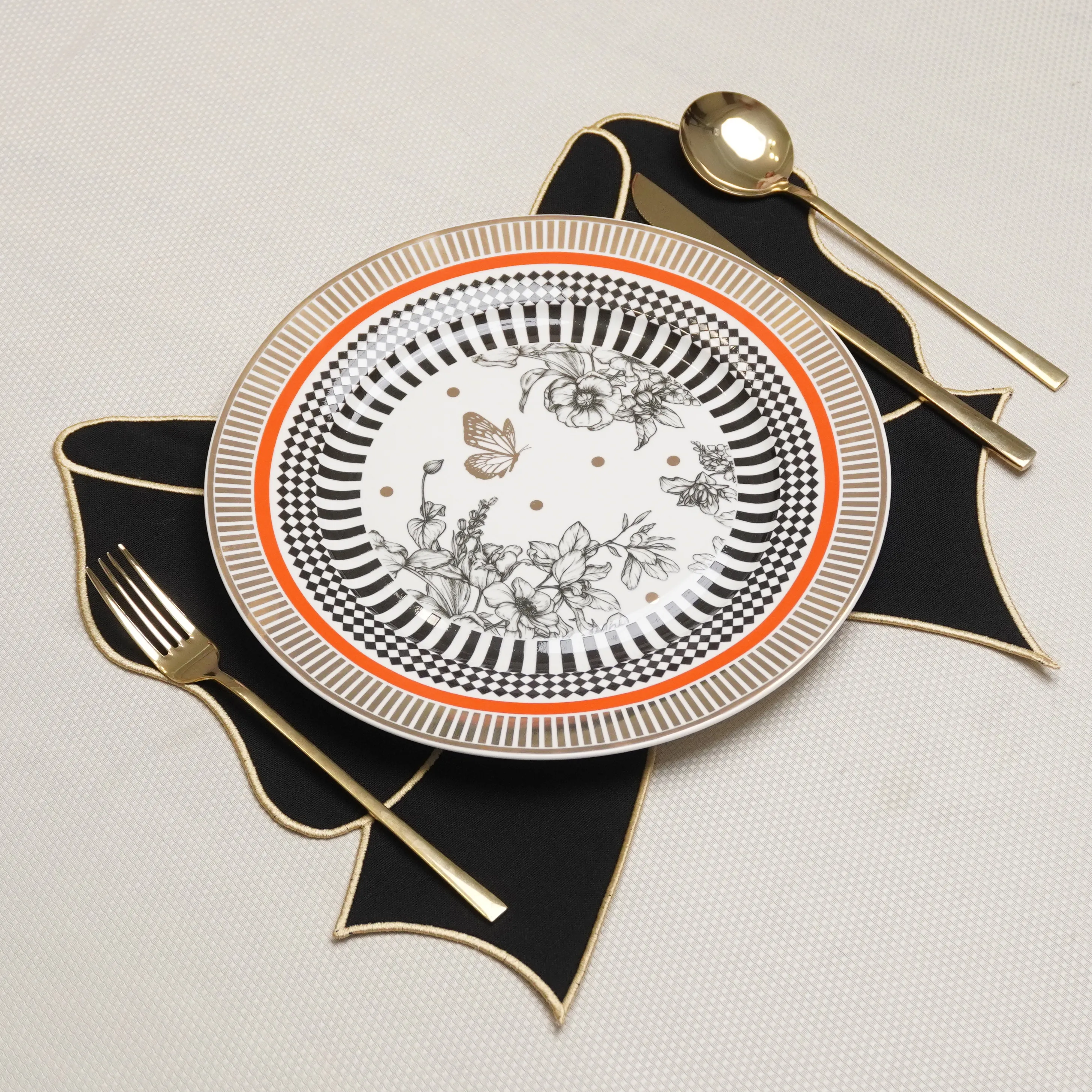 Siyah Fiyonk Amerikan Servis 2 Adet