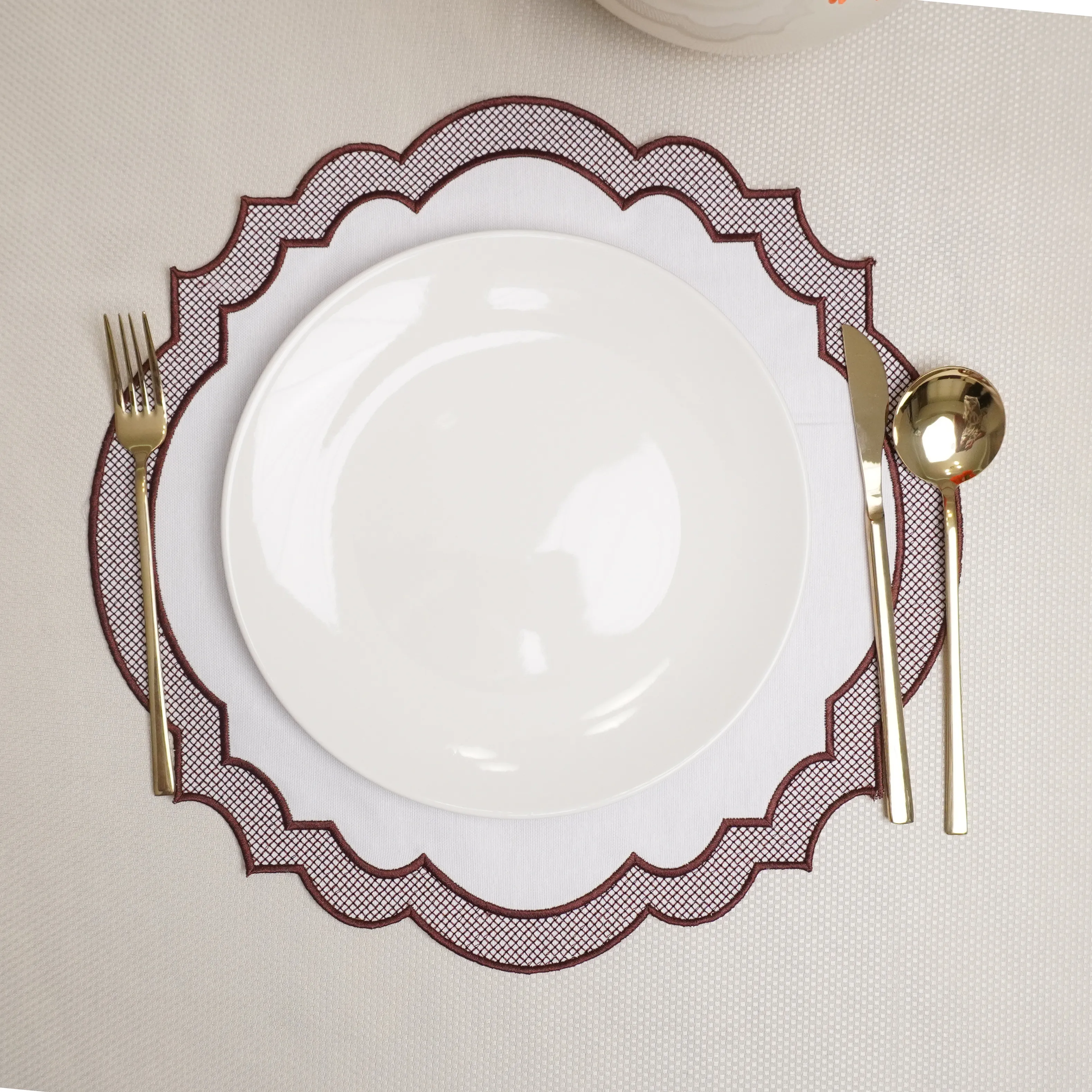 Beyaz Leona Amerikan Servis 2 Adet