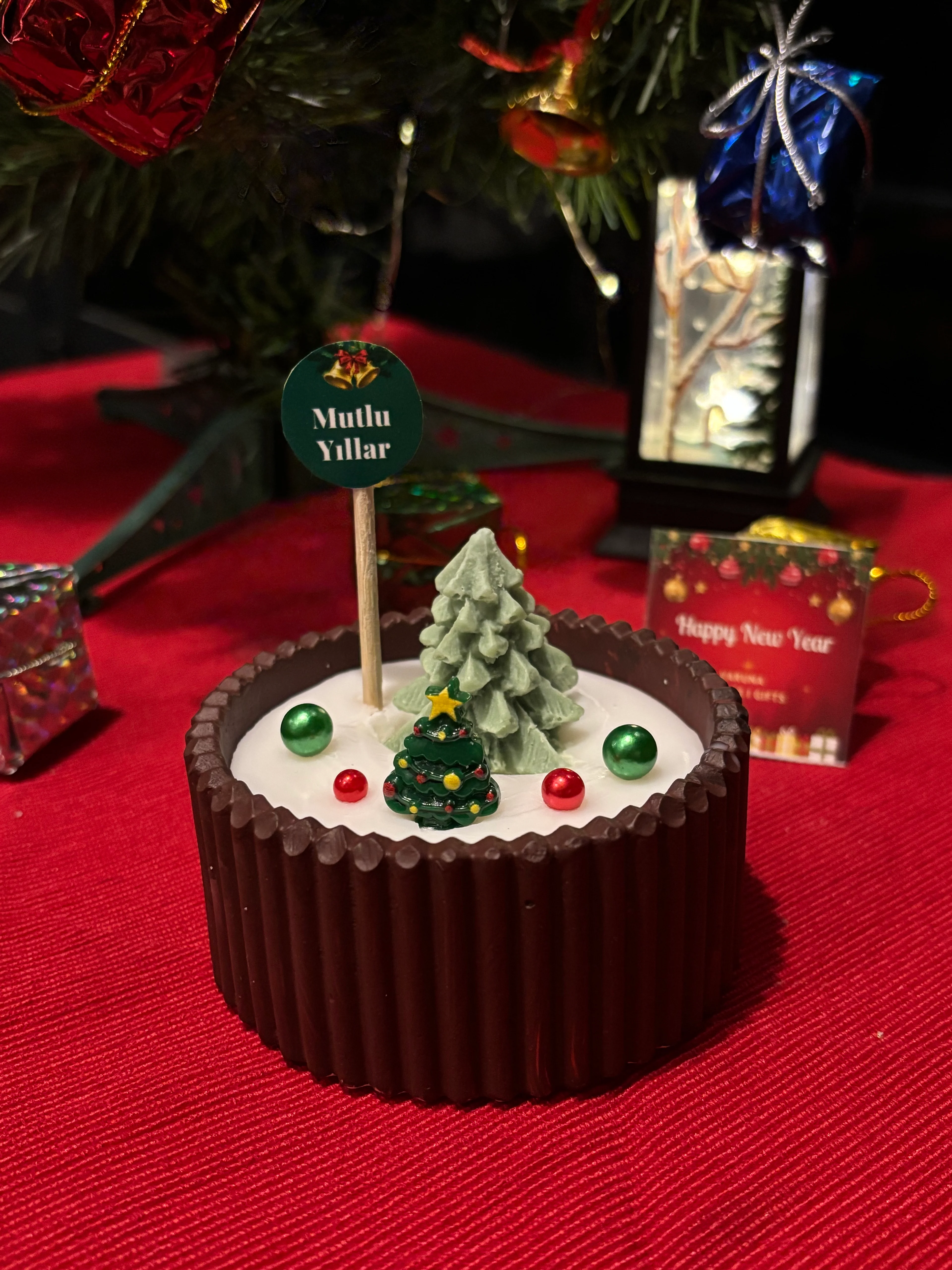 Kase Mum/ Çam Ağacı Konseptli