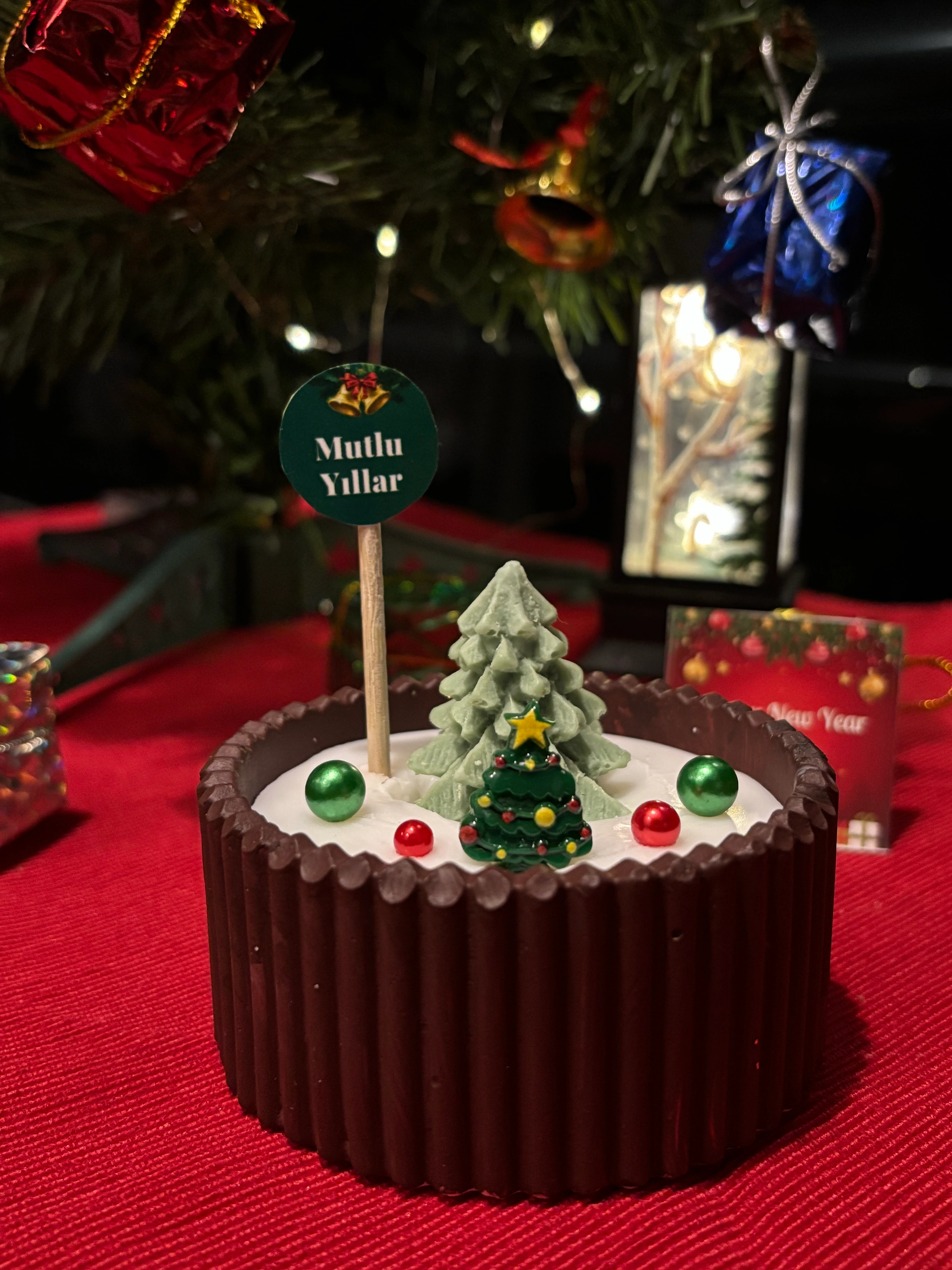 Kase Mum/ Çam Ağacı Konseptli