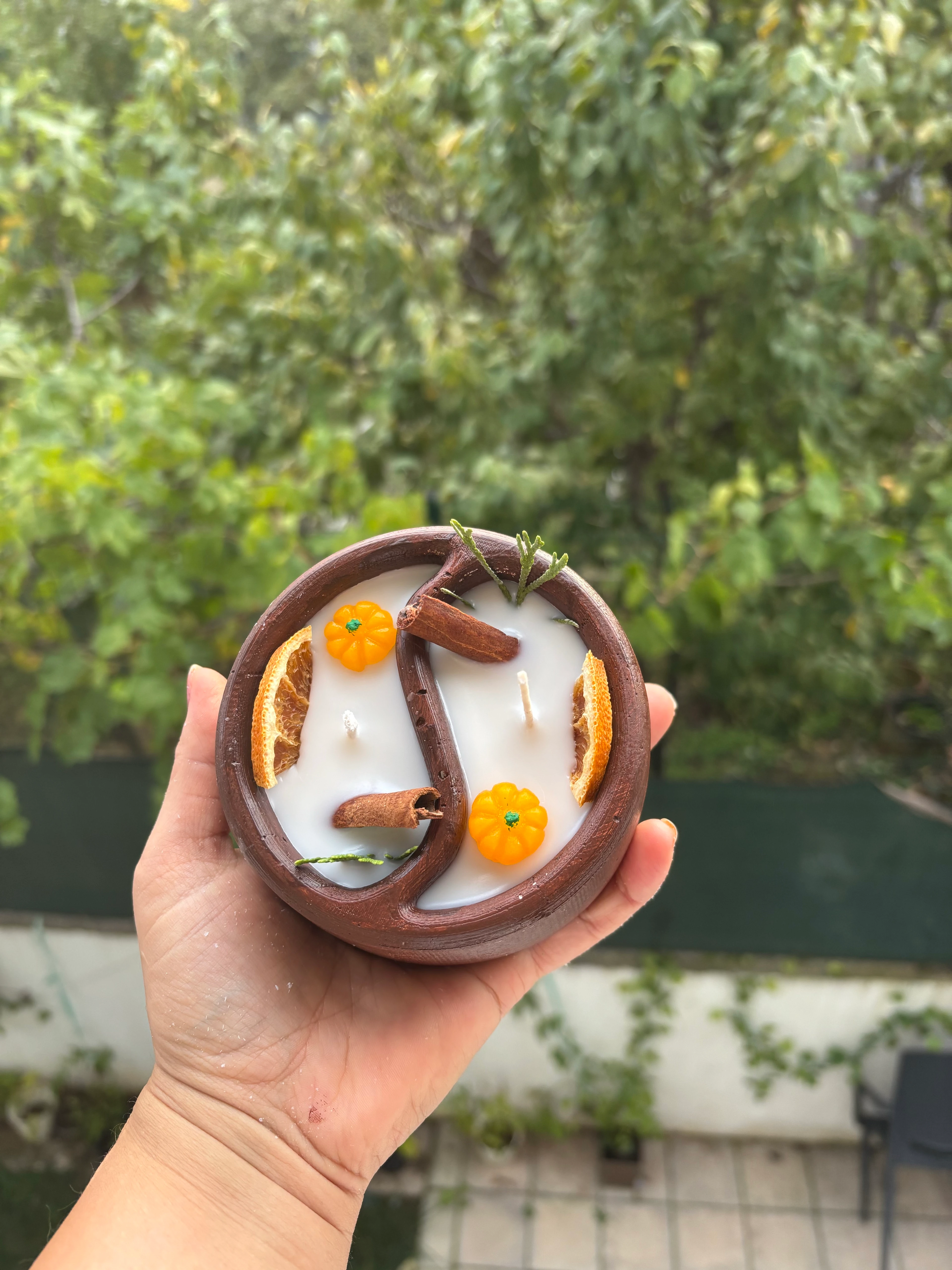 Ying Yang Sonbahar Konsept Mum