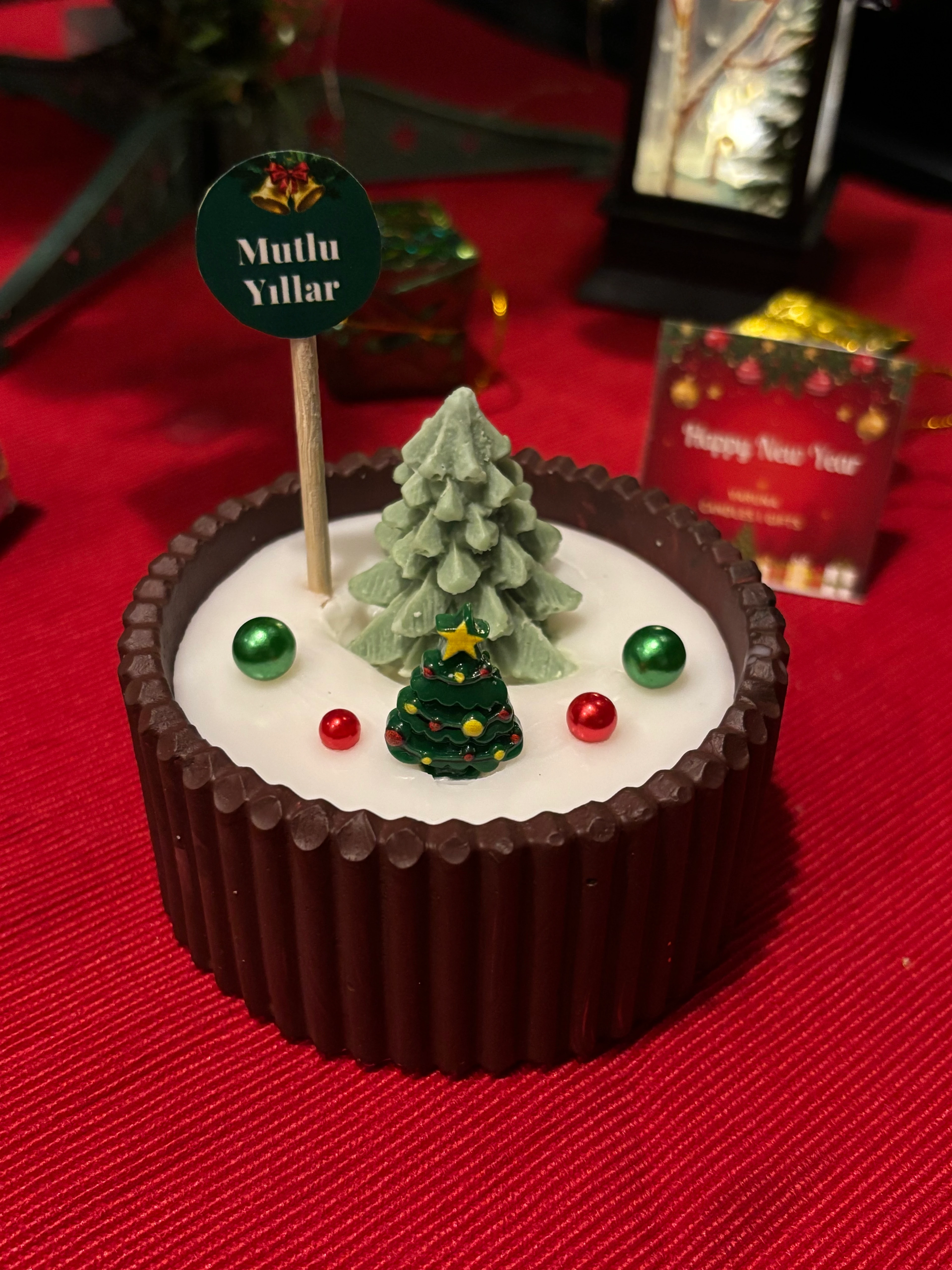 Kase Mum/ Çam Ağacı Konseptli