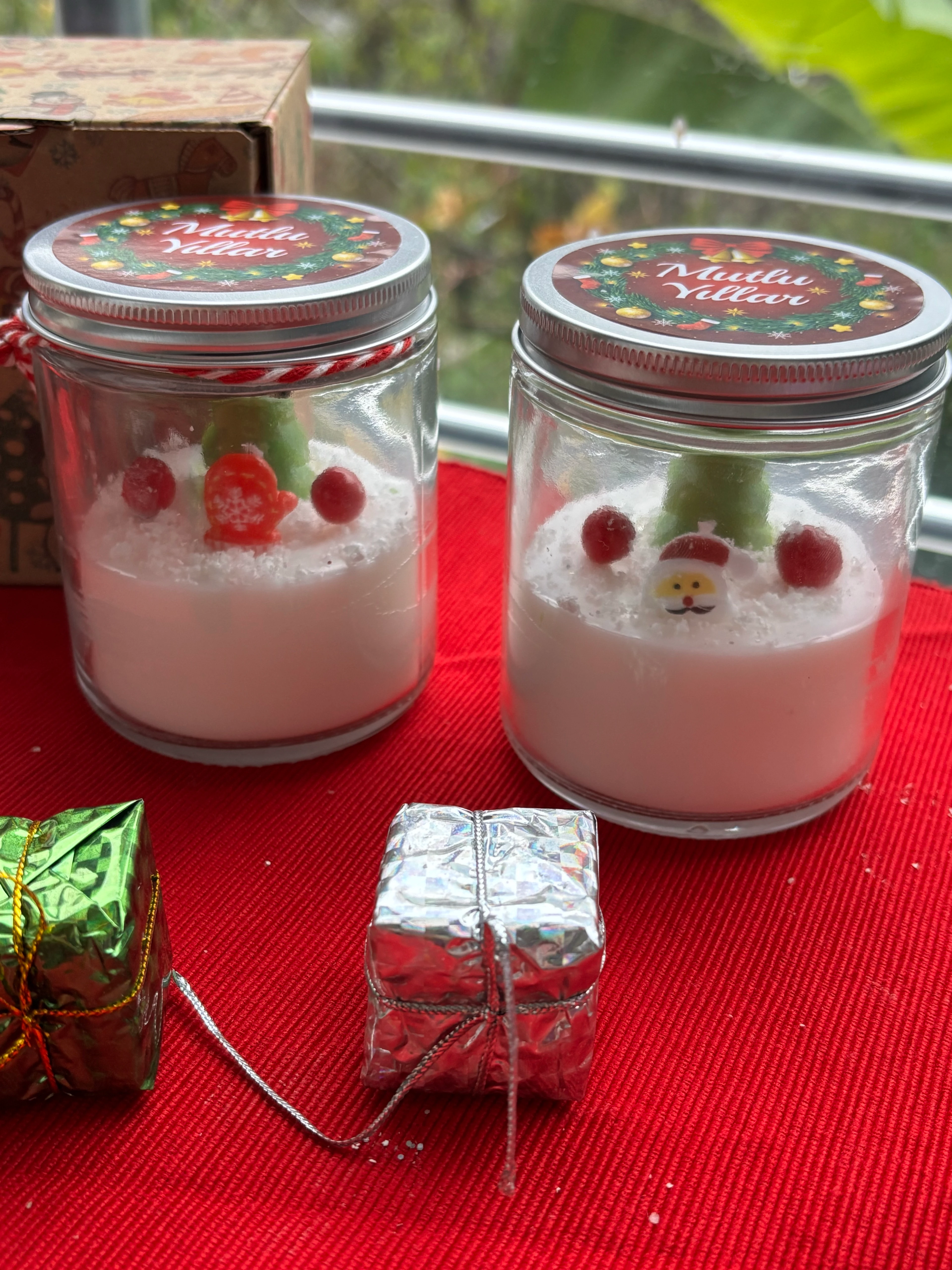 Orta Boy Cam Kavanoz Konsept Mum