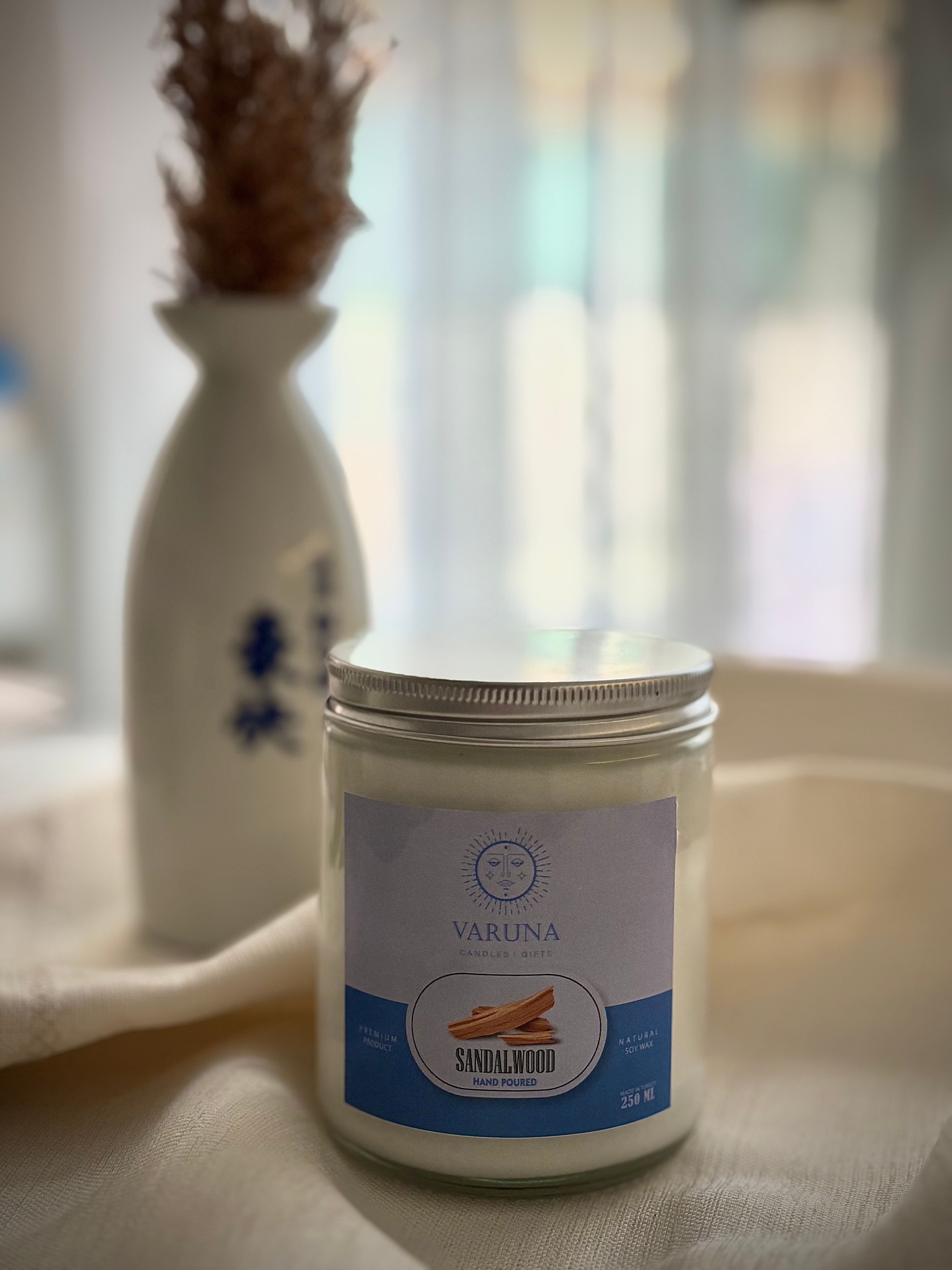 Şeffaf Kavanoz Mum / 250 ml