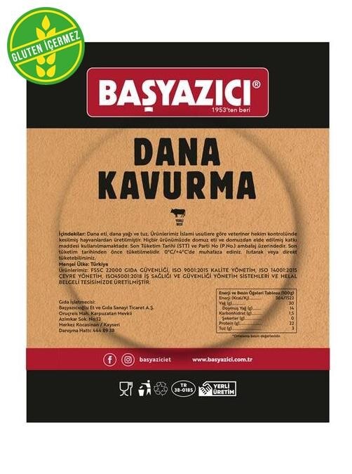 Başyazıcı Kavurma Vakumlu 100 gr