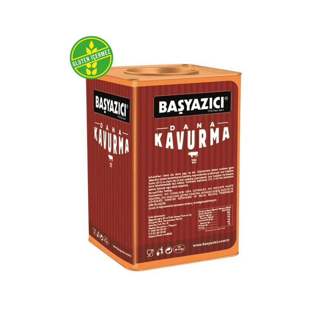 Başyazıcı Teneke Kavurma 20 kg