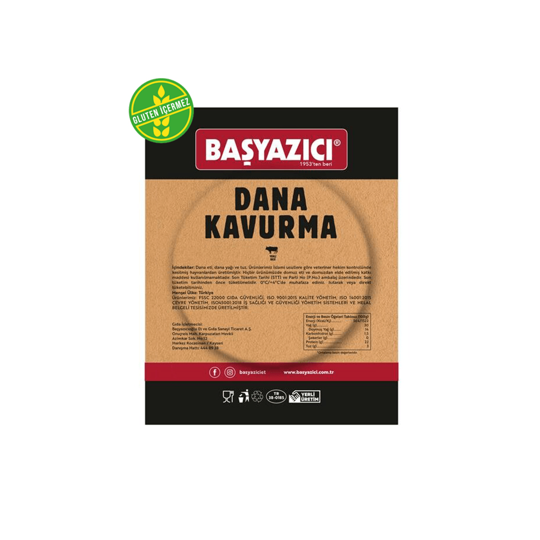 Başyazıcı Kavurma Vakumlu 100 gr