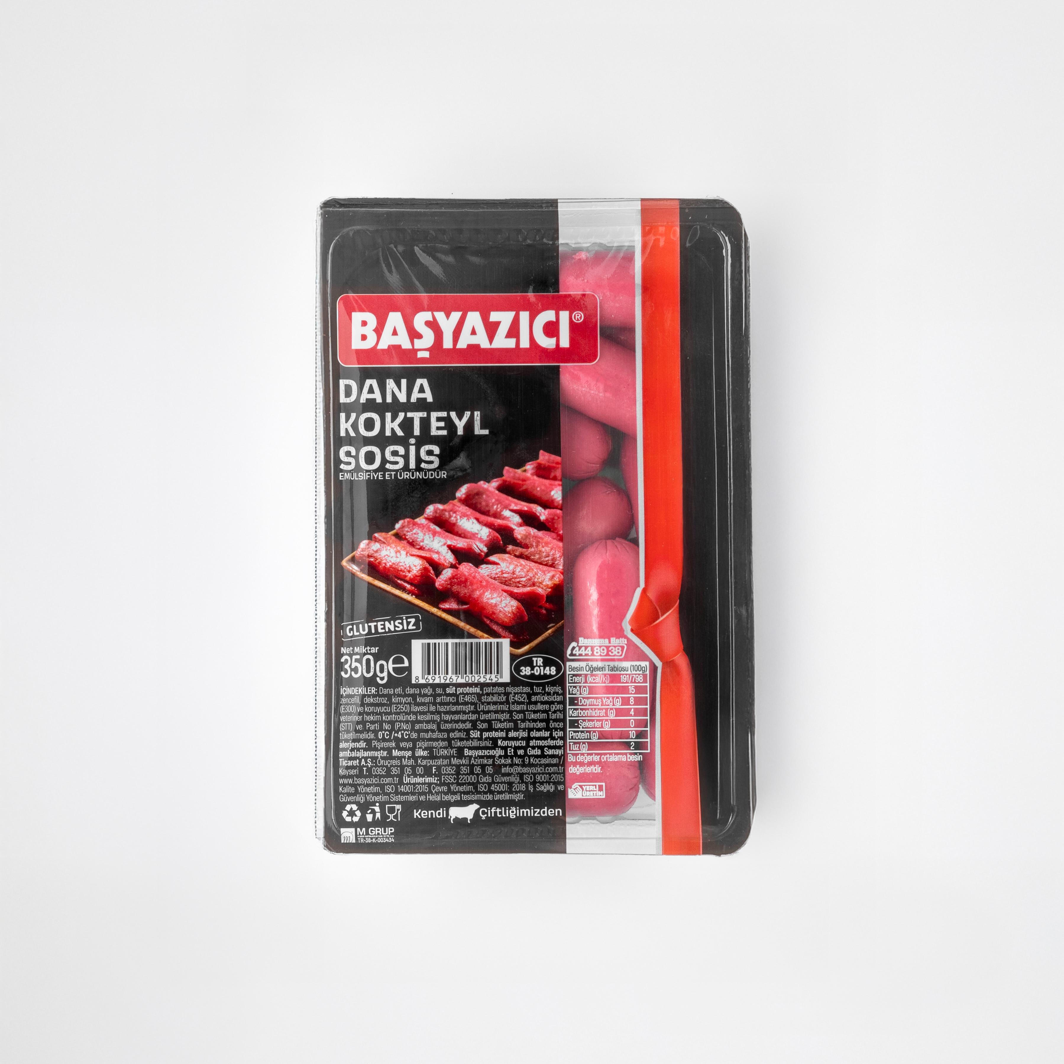 Başyazıcı  Kokteyl Sosis 350 gr