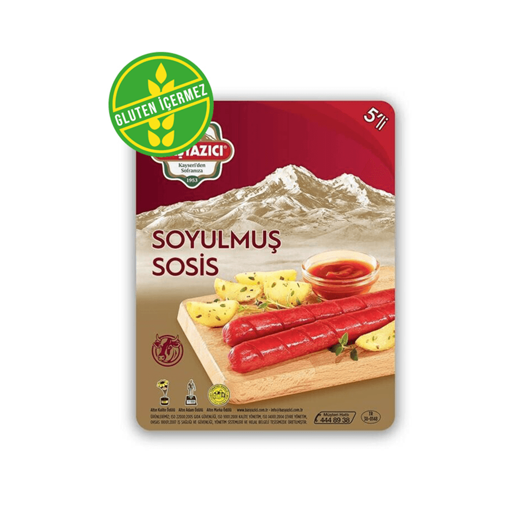 Başyazıcı Sosis Soyulmuş 190 gr