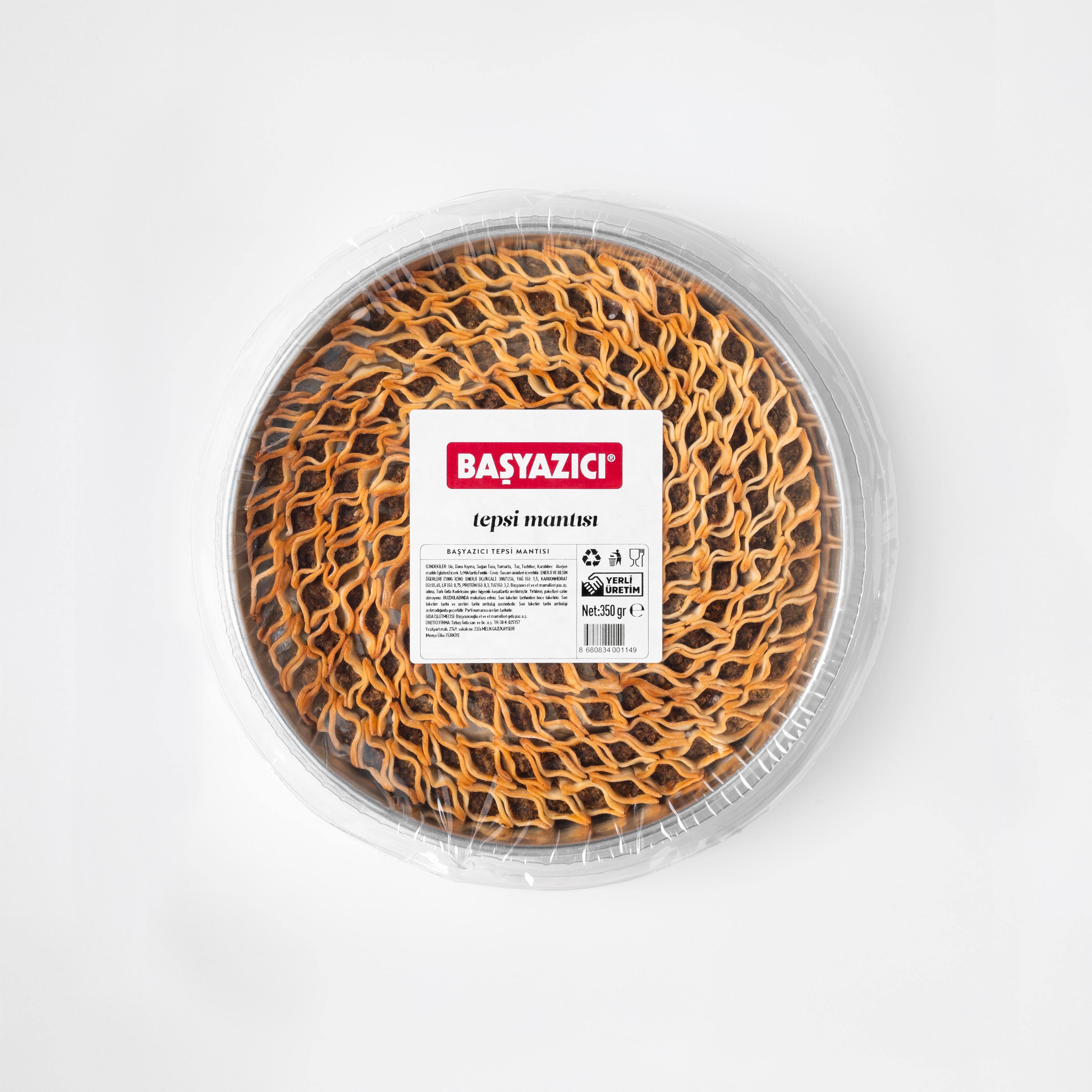 Başyazıcı Kayseri  Tepsi Mantısı 340 gr