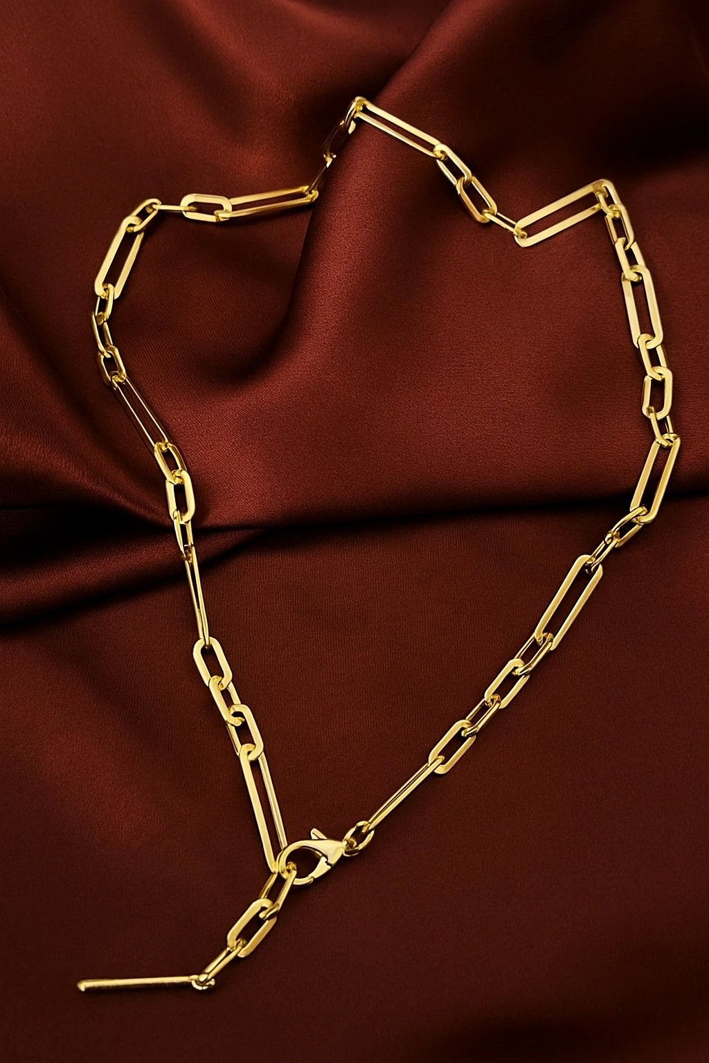 Gold Ataç Zincir Çelik Kolye