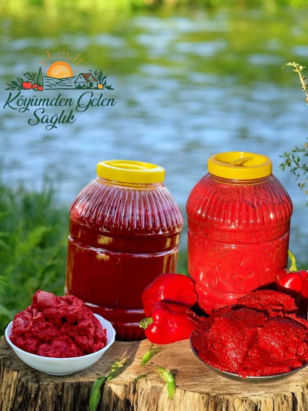 5 kg Domates Salçası + 5 kg Biber Salçası 