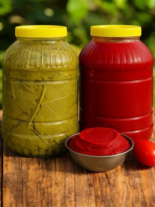 1 Bidon Yaprak + 5 Kg Domates Salçası 