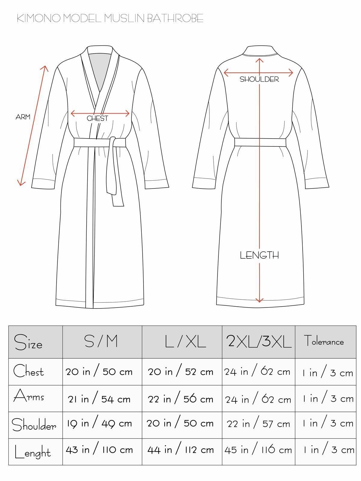 Müslin Bornoz-Sabahlık Kimono Modeli Soft Gri
