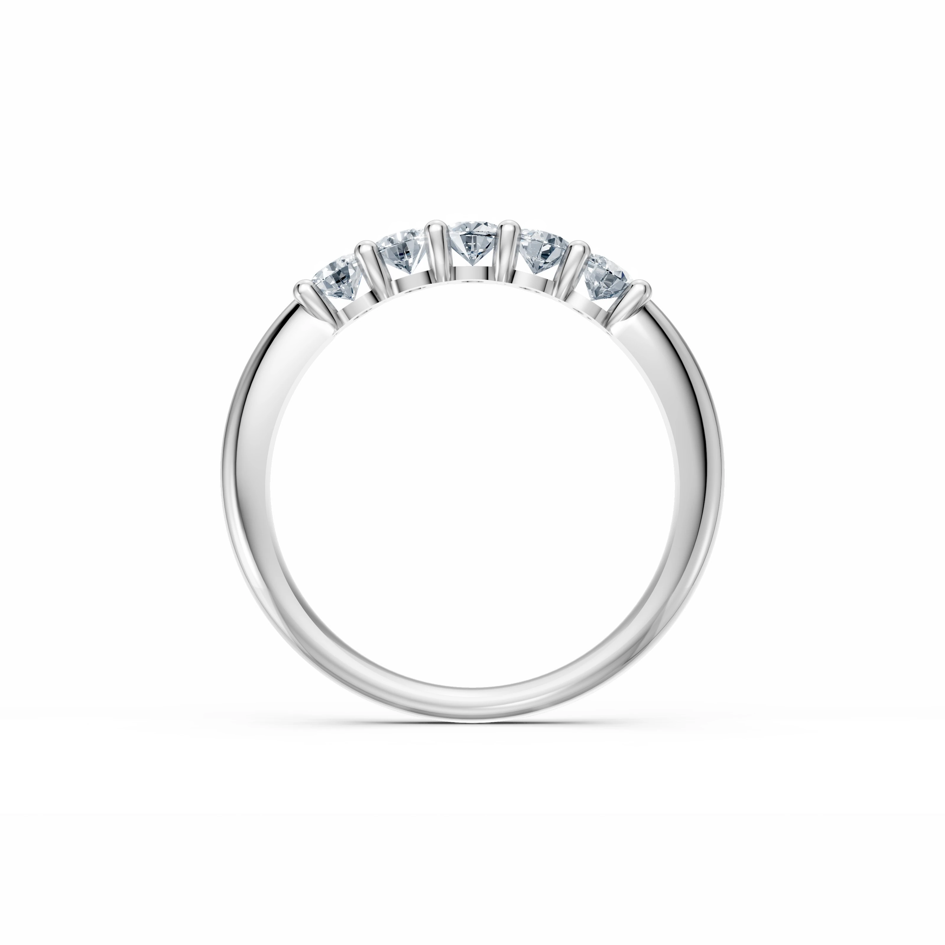 0.50 Karat Pırlanta Beştaş Yüzük