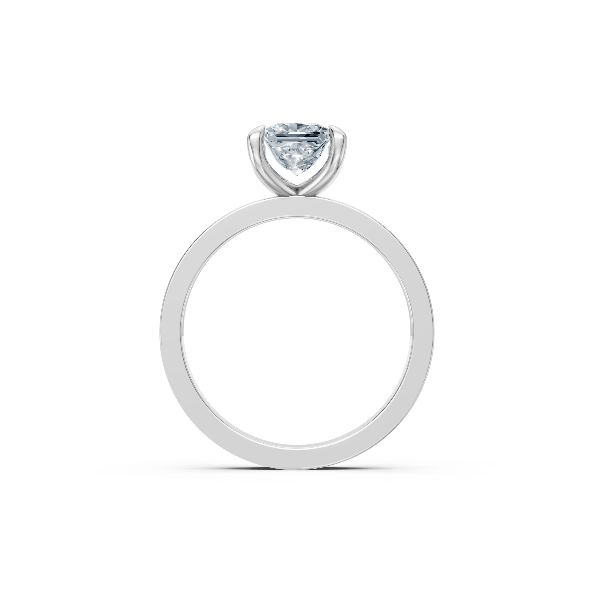 1.22 Karat Pırlanta Prenses Tektaş Yüzük