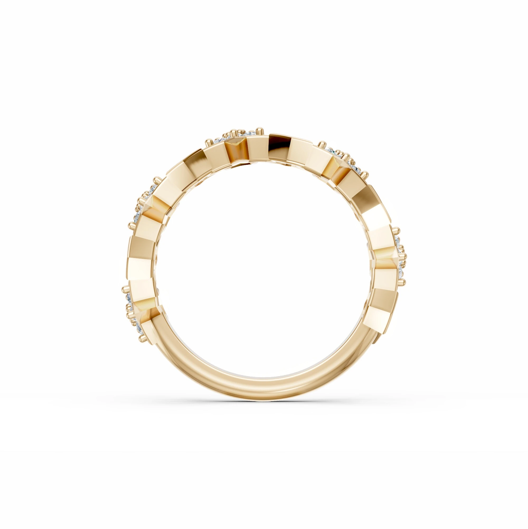 0.23 Karat Pırlanta Yıldız Tasarım Yüzük