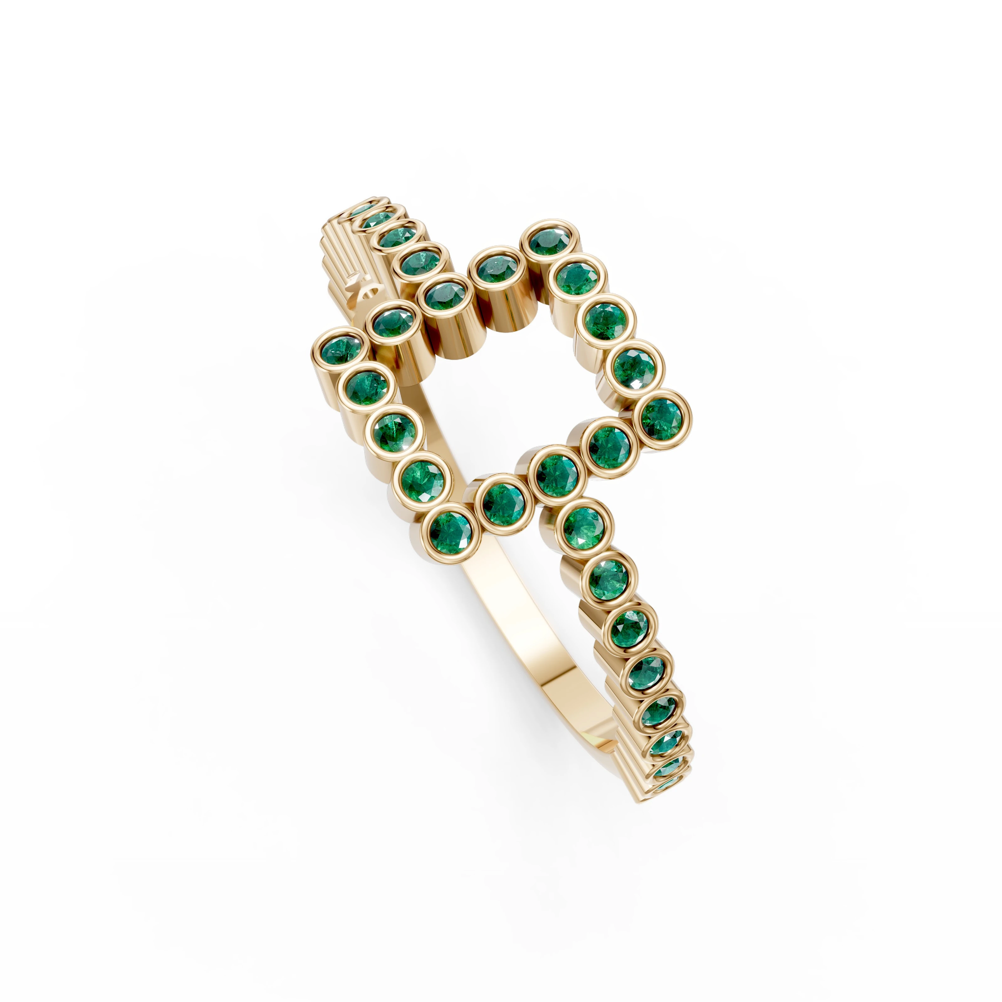 0.34 Karat Zümrüt İstanbul34 Yüzük