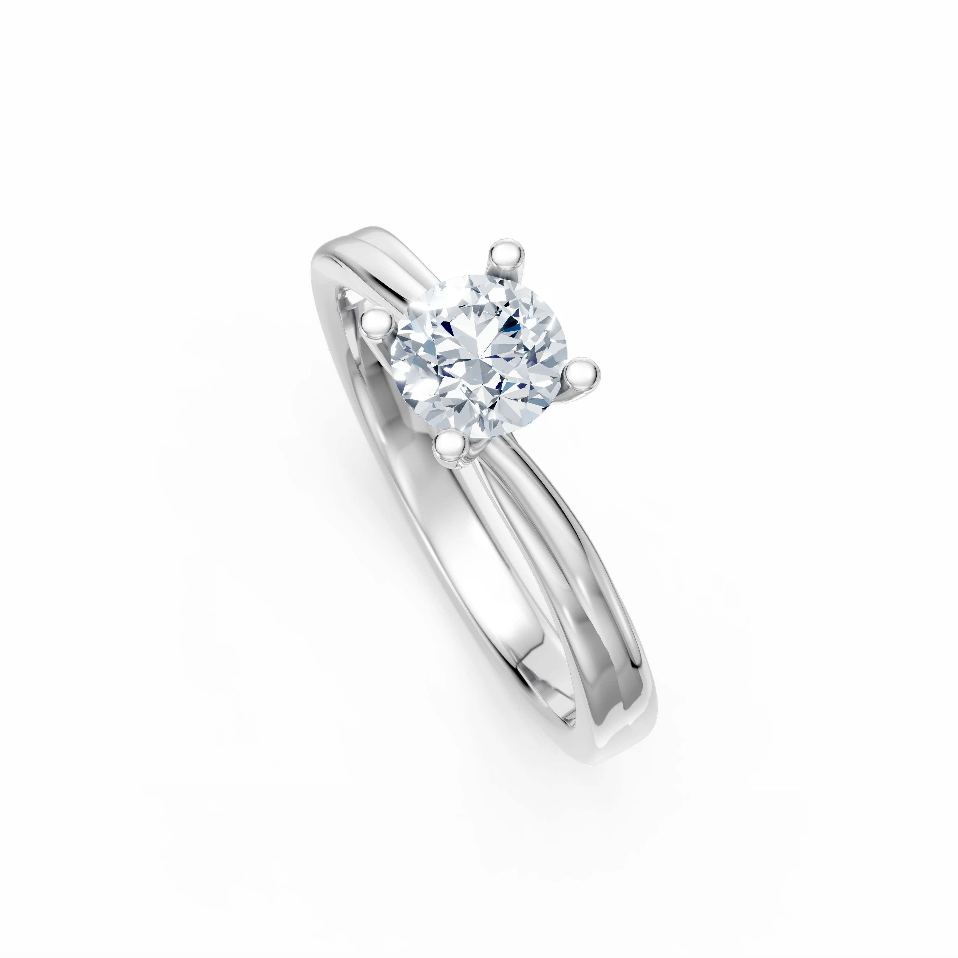 0.55 Karat Pırlanta Tektaş Yüzük