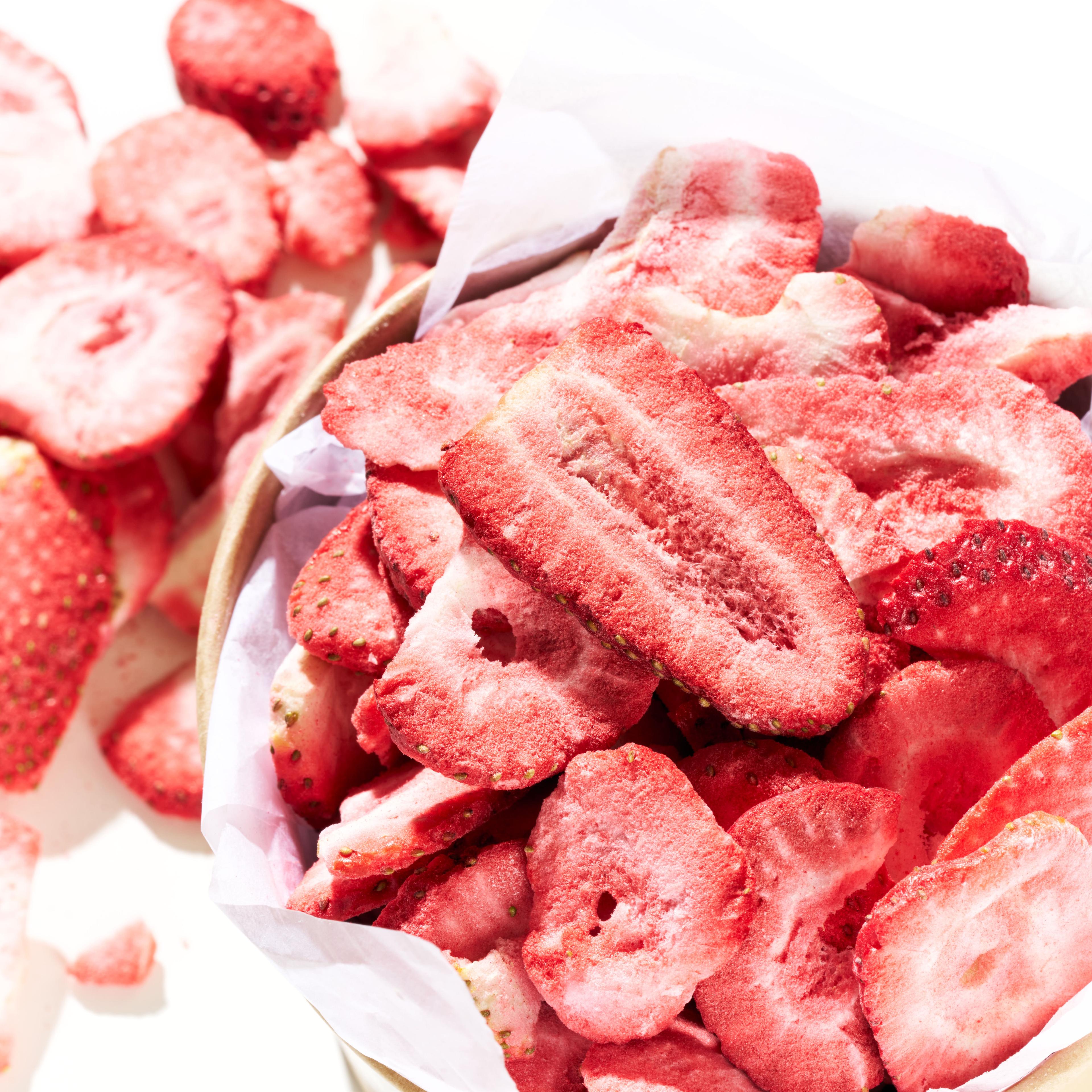 Çilek Kuru Meyve Cipsi (Freeze Dried)