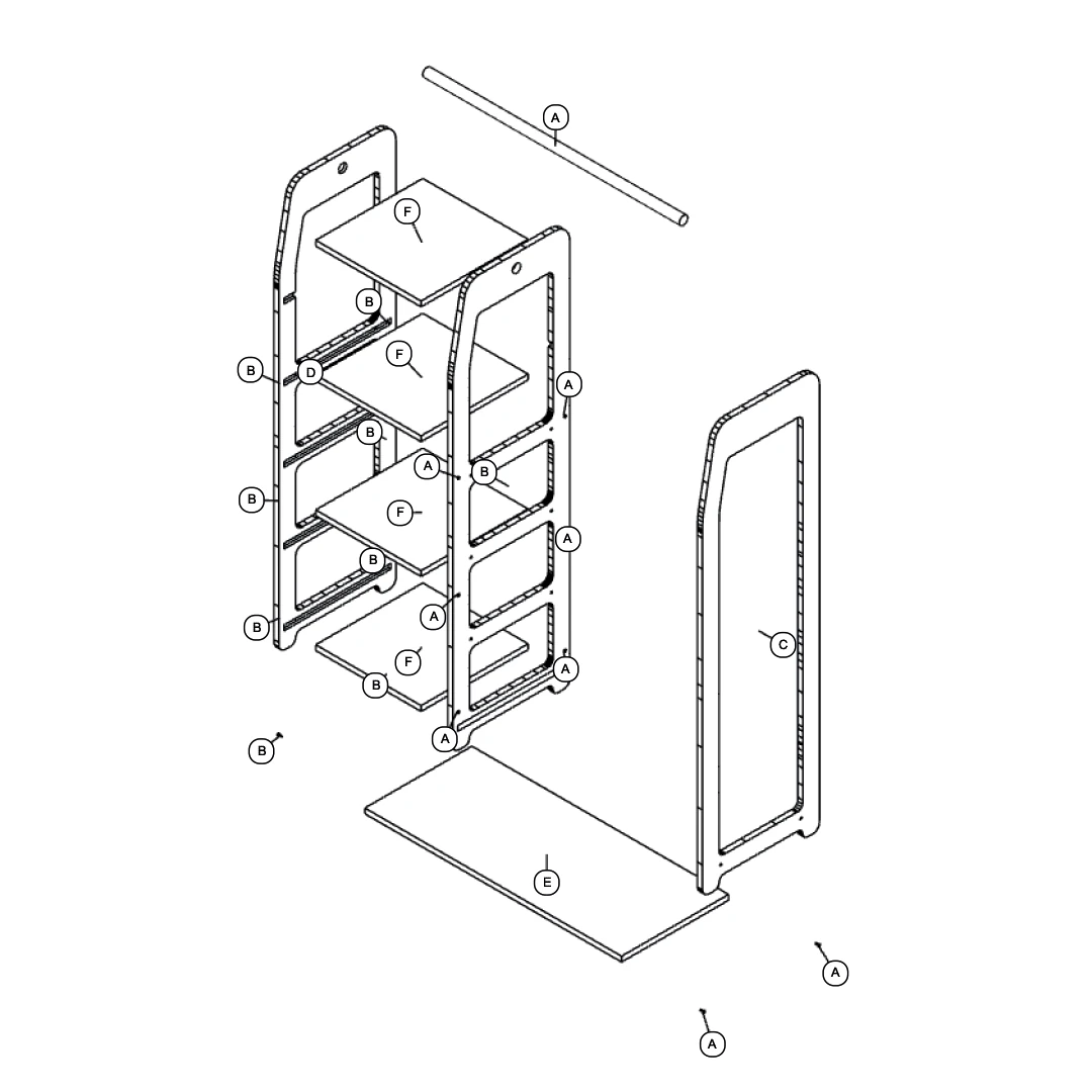 Woni Kidjoy Drawer Askılık