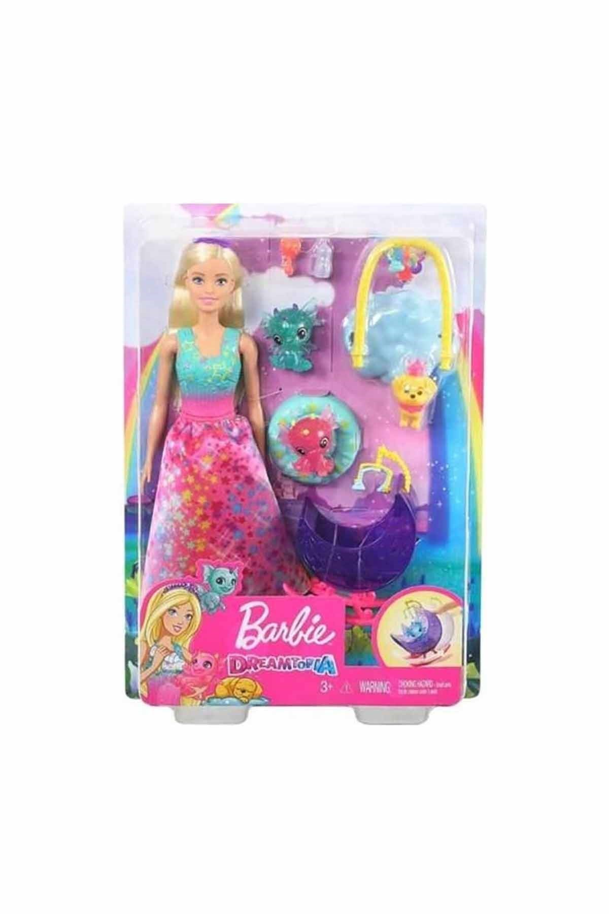 Barbie Dreamtopia Prenses Bebek ve Aksesuarları Oyun Setleri Uyku Temalı GJK51