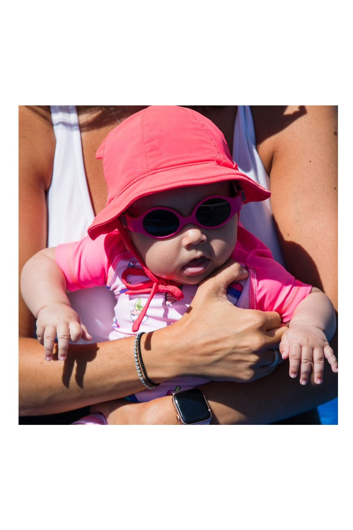 bblüv Sölar Mini Kırılmaz Bebek ve Çocuk Güneş Gözlüğü Pembe