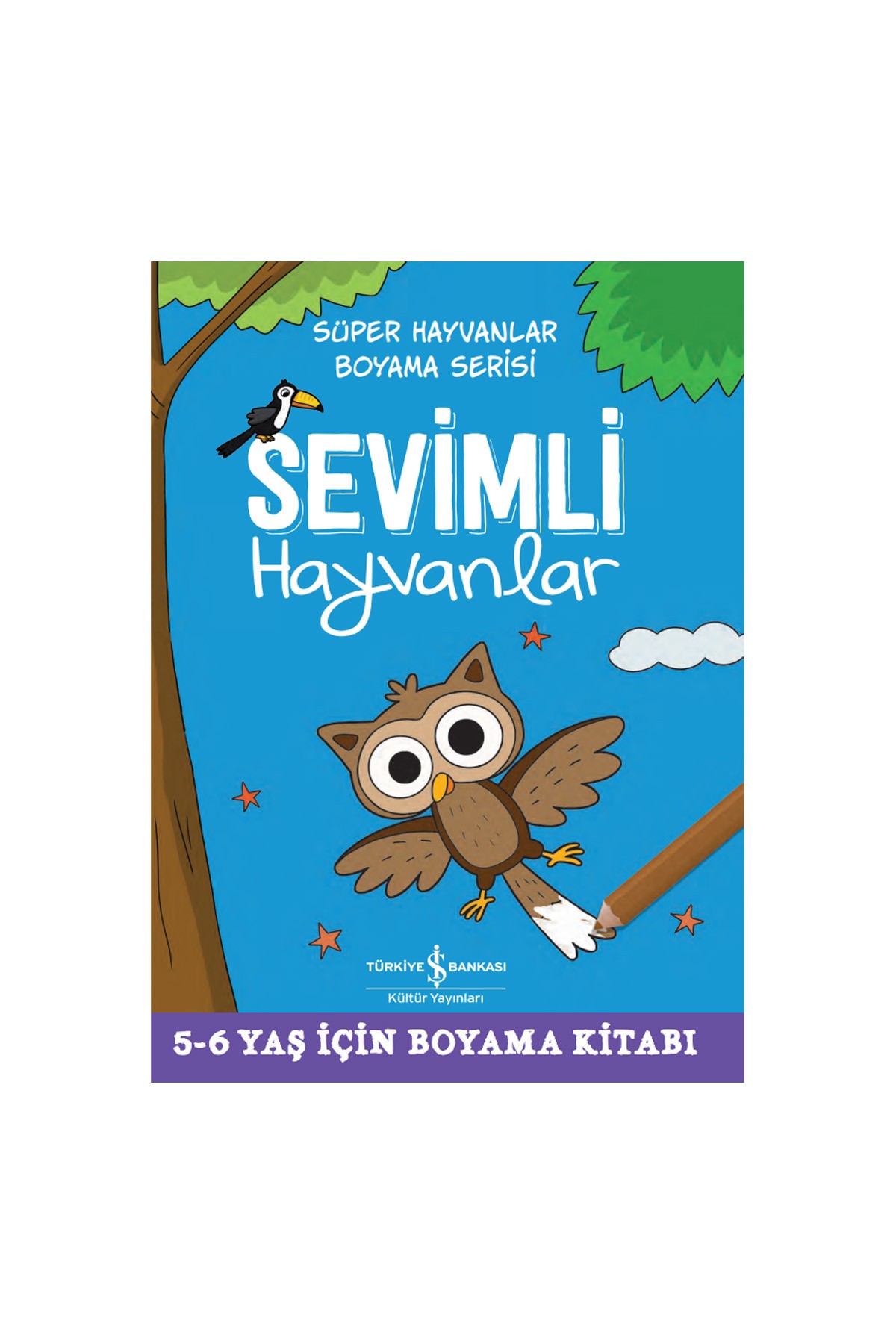 Türkiye İş Bankası Kültür Yayınları Sevimli Hayvanlar – Süper Hayvanlar Boyama Serisi