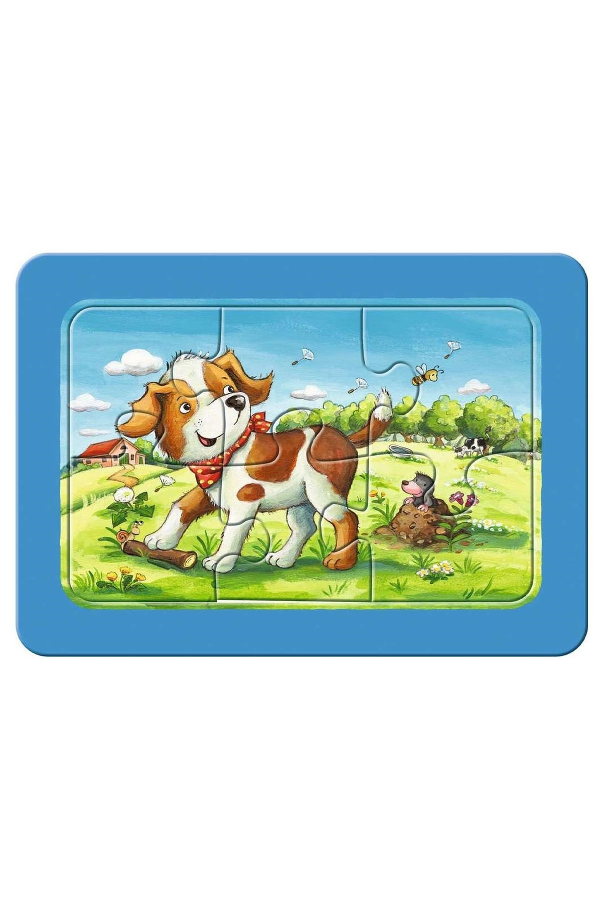 Ravensburger 3x6 Parçalı Çerçeveli Puzzle Animal Friends