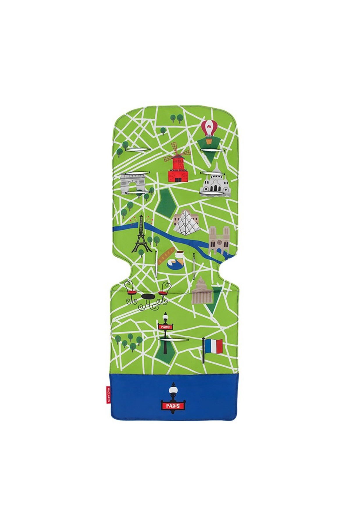 Maclaren Universal Bebek Arabası İç Ped Paris City Map