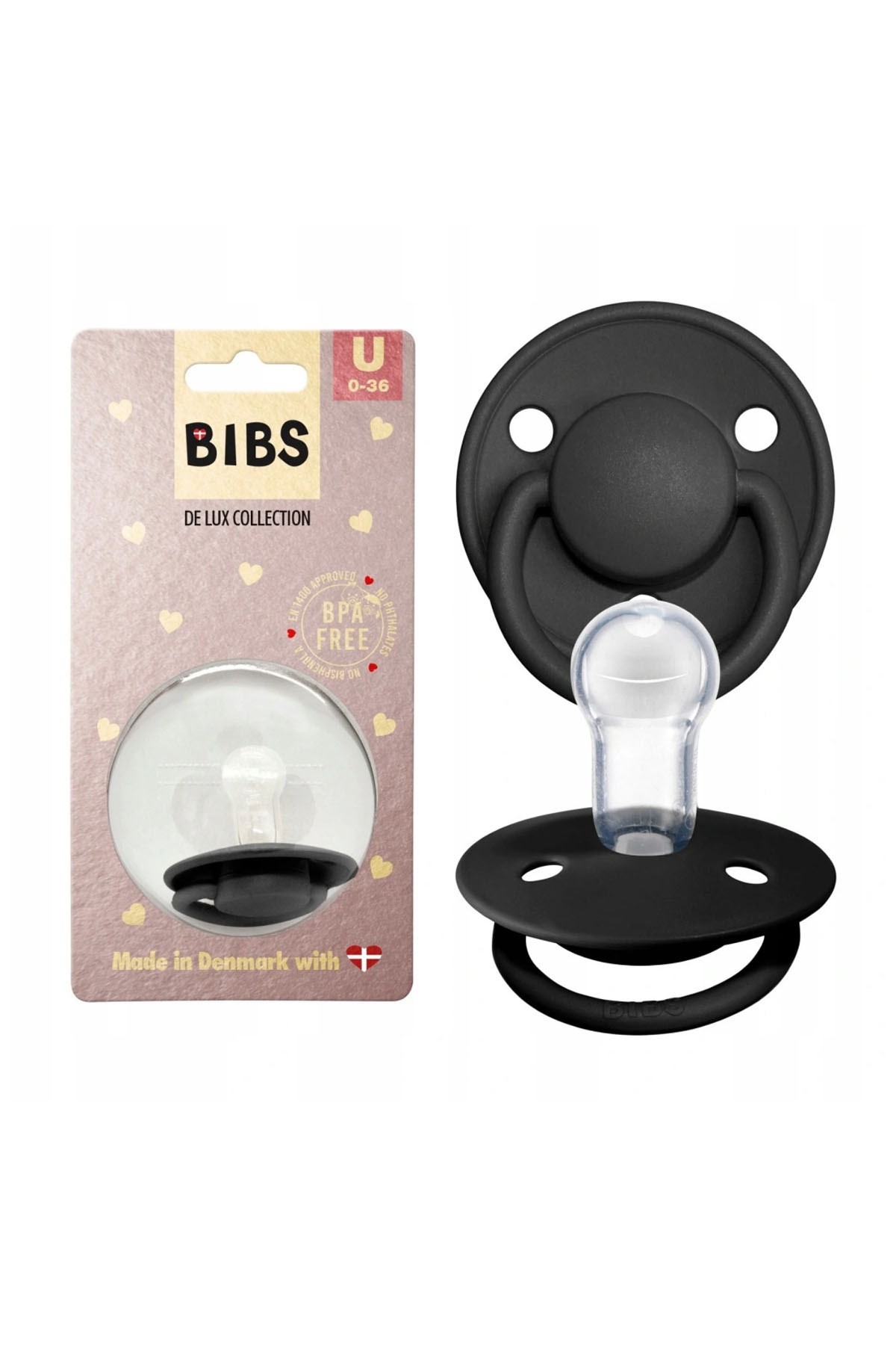 Bibs De Lux Silikon Emzik Black 0-36 Ay