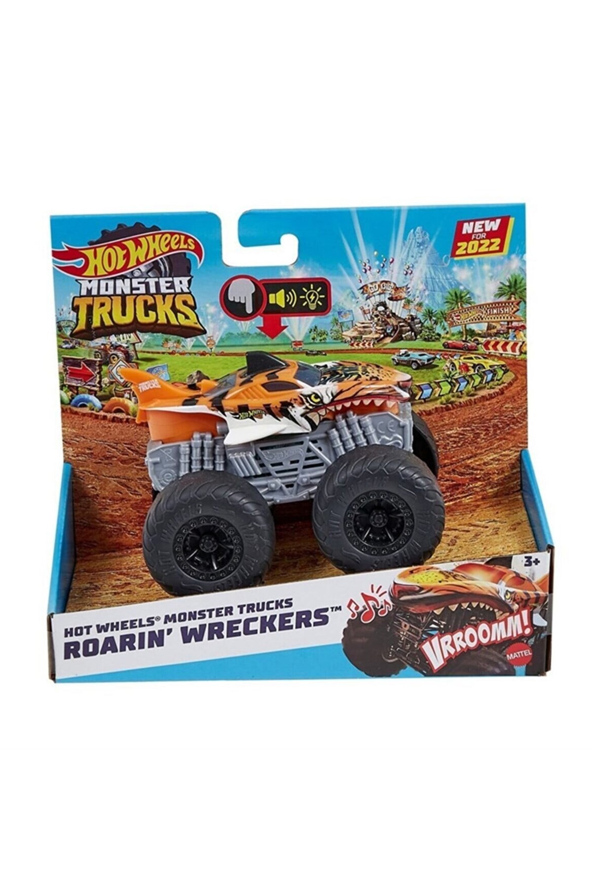 Hot Wheels Monster Trucks 1:43 Kükreyen Arabalar HDX62