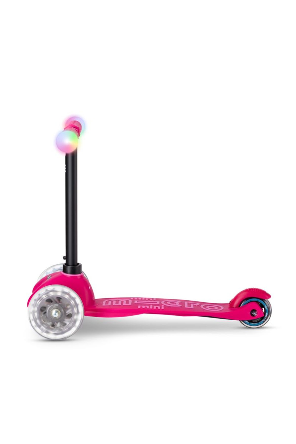 Micro Mini2Grow Deluxe Magic LED 3 Tekerlekli Scooter Pink