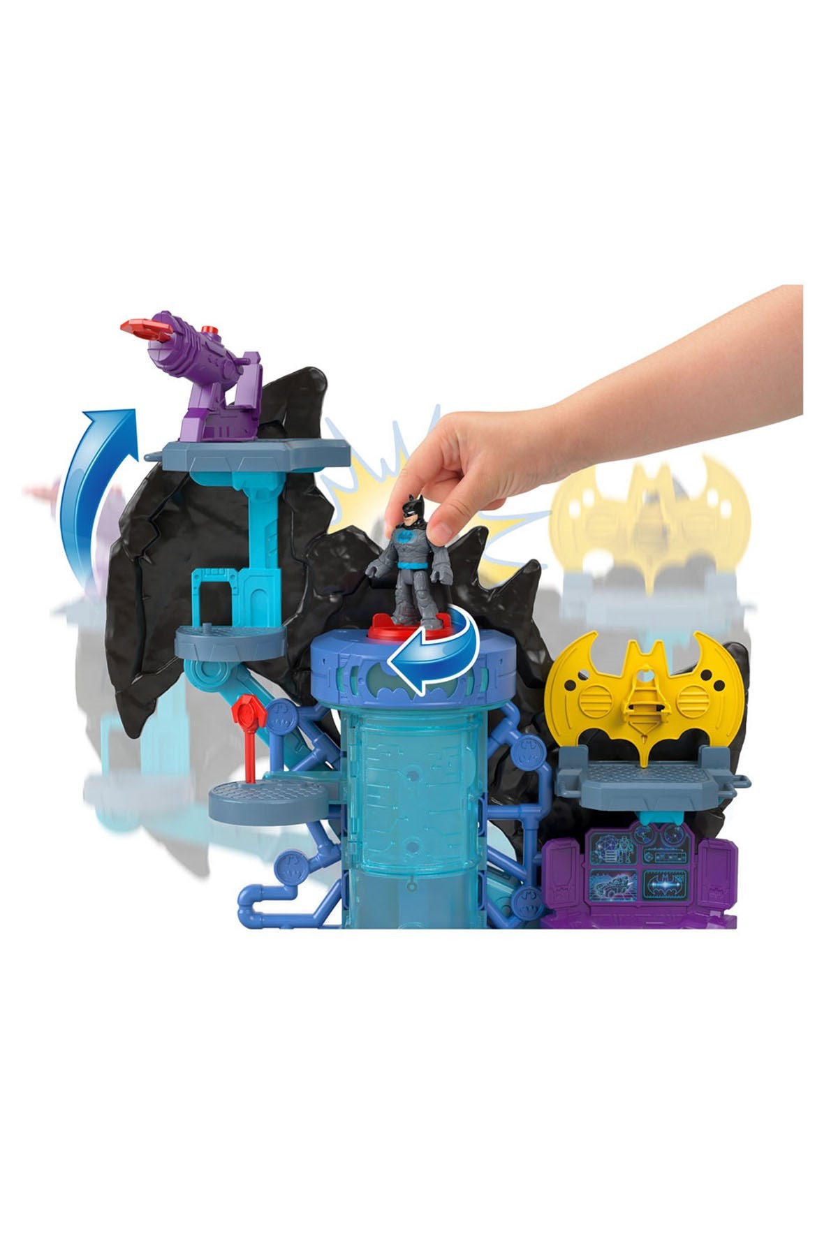 Imaginext Dc Süper Friends Bat-Tech Batcave Batman'in Mağarası