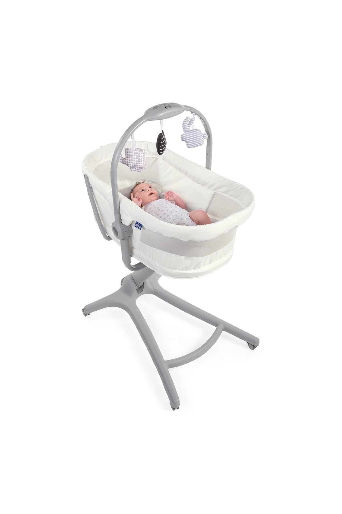 Chicco Baby Hug Air 4 in 1 Stone Açık Mavi Bebek Beşiği