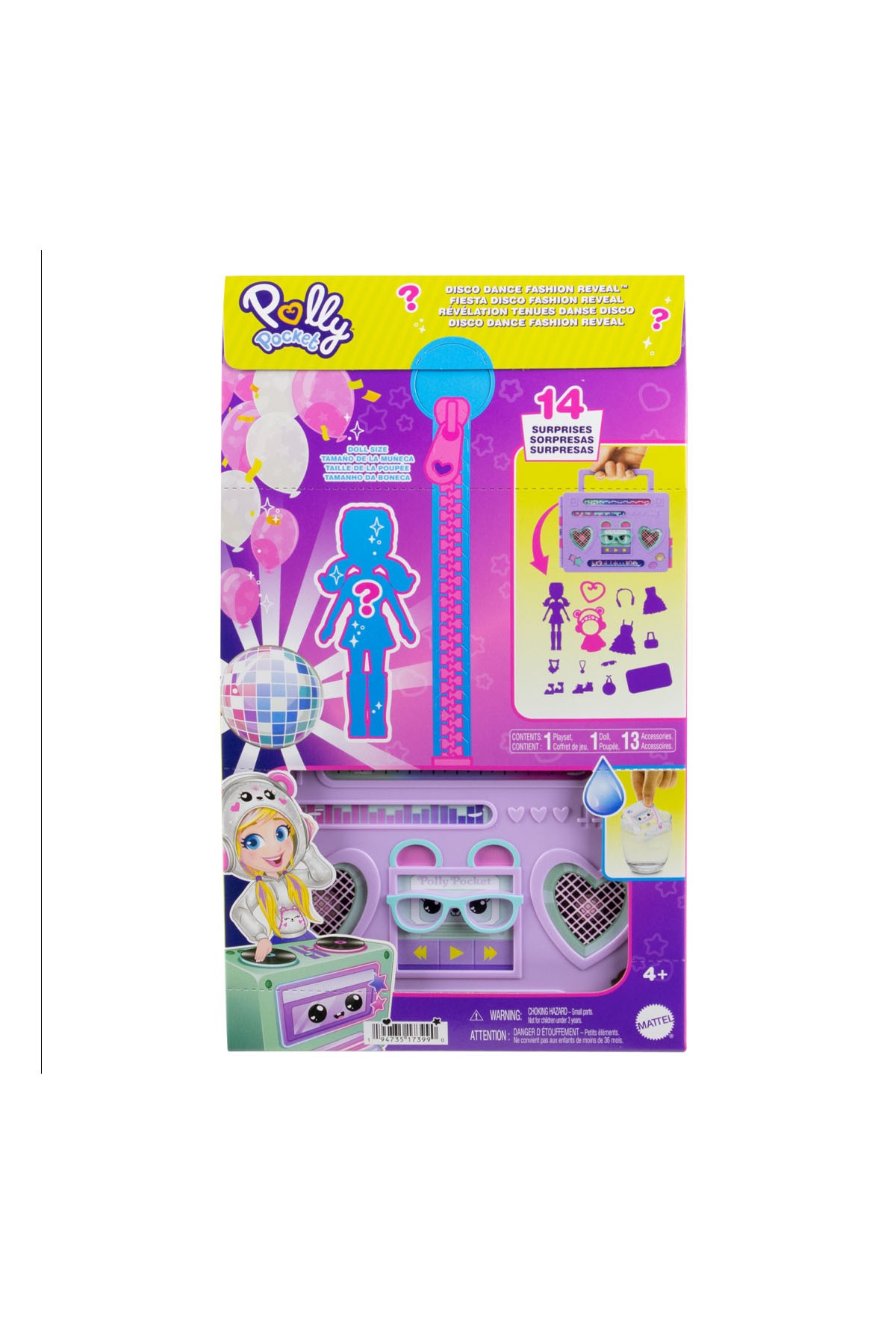 Polly Pocket Radyo Temalı Moda Eğlencesi Oyun Seti HRD65