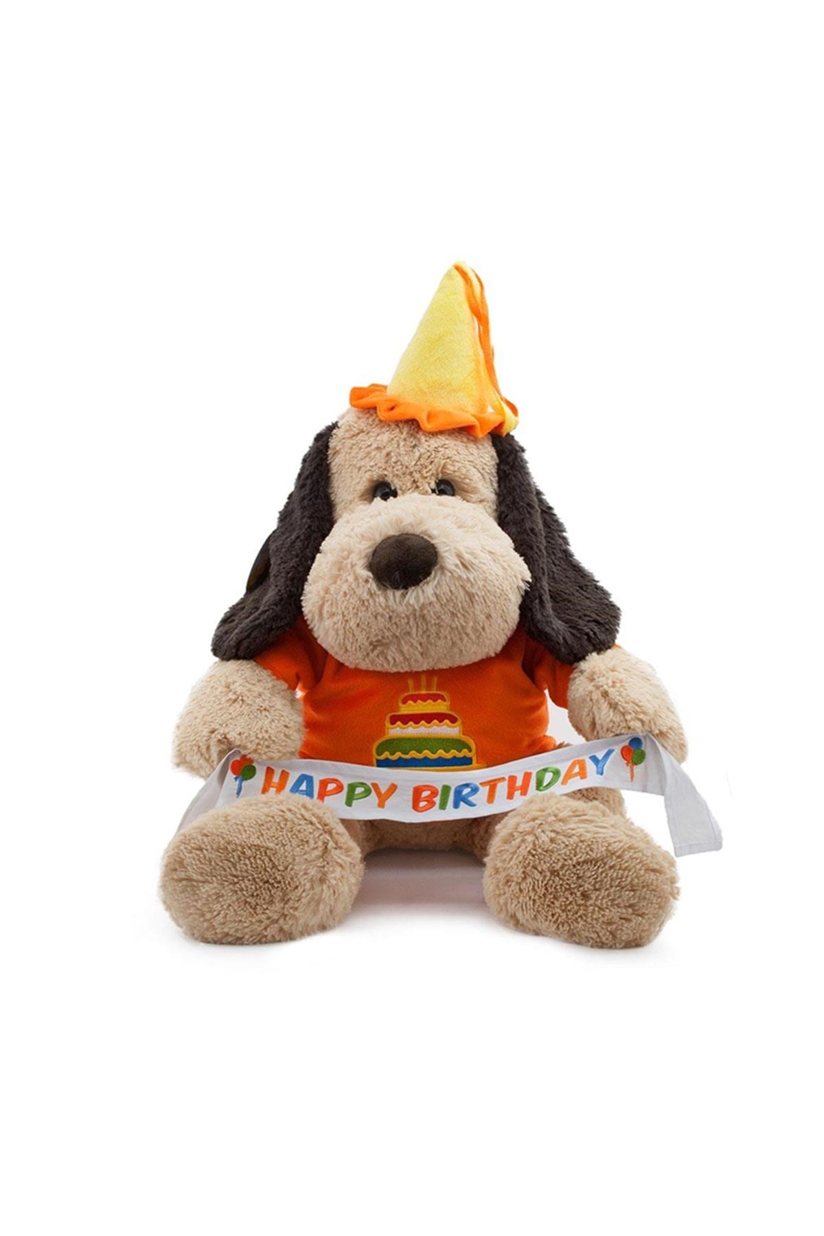 Neco Toys Peluş Oturan Happy Birthday Köpek 55 cm