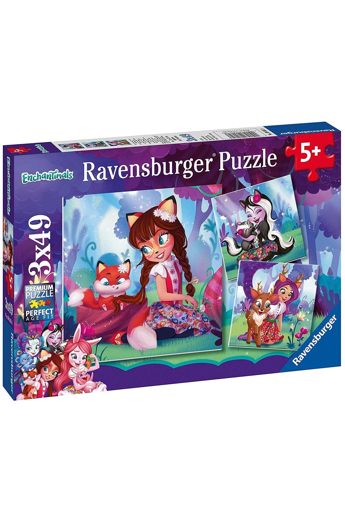 Ravensburger 3x49 Parçalı Puzzle Enchantimals