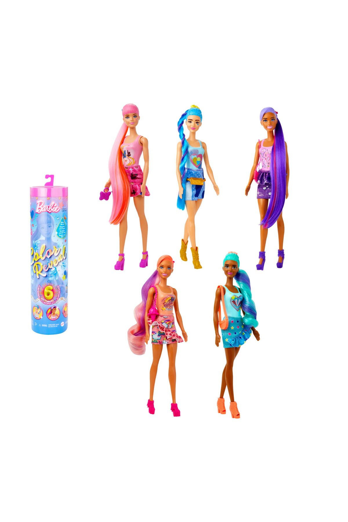 Barbie Color Reveal Renk Değiştiren Sürpriz Barbie Denim Serisi HJX55